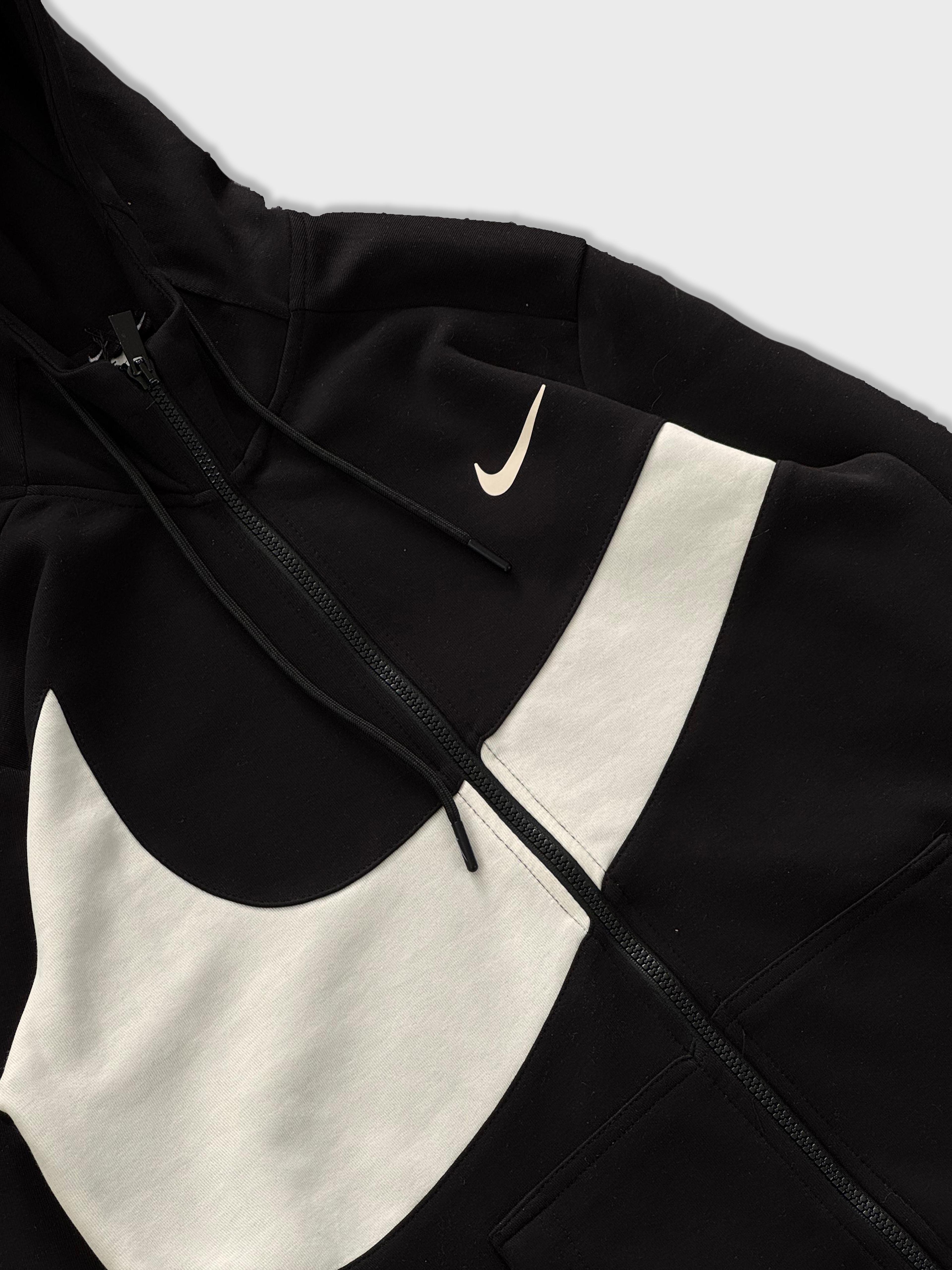 Nike Big Swoosh Full Zip Hoodie - Siyah