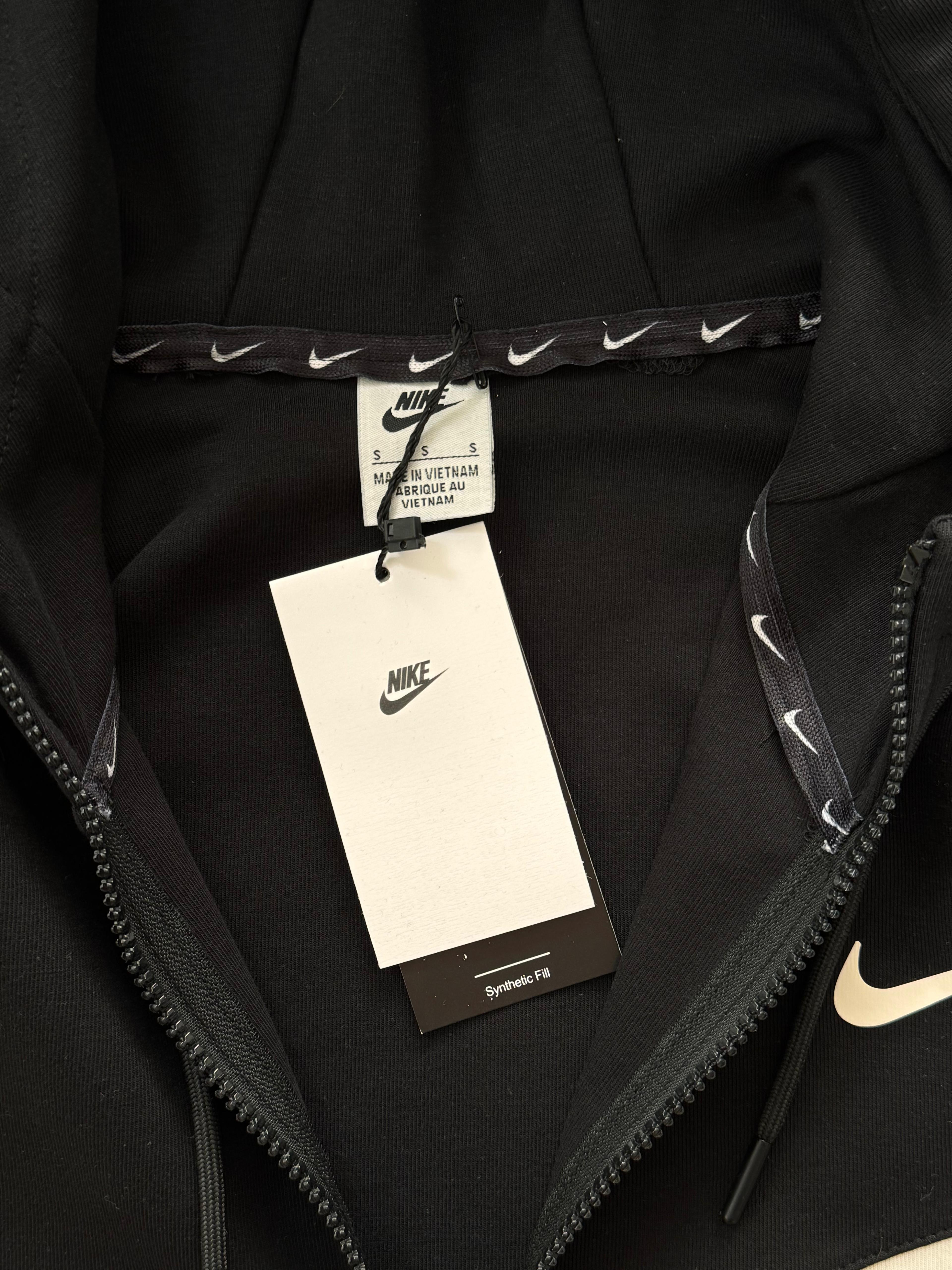 Nike Big Swoosh Full Zip Hoodie - Siyah