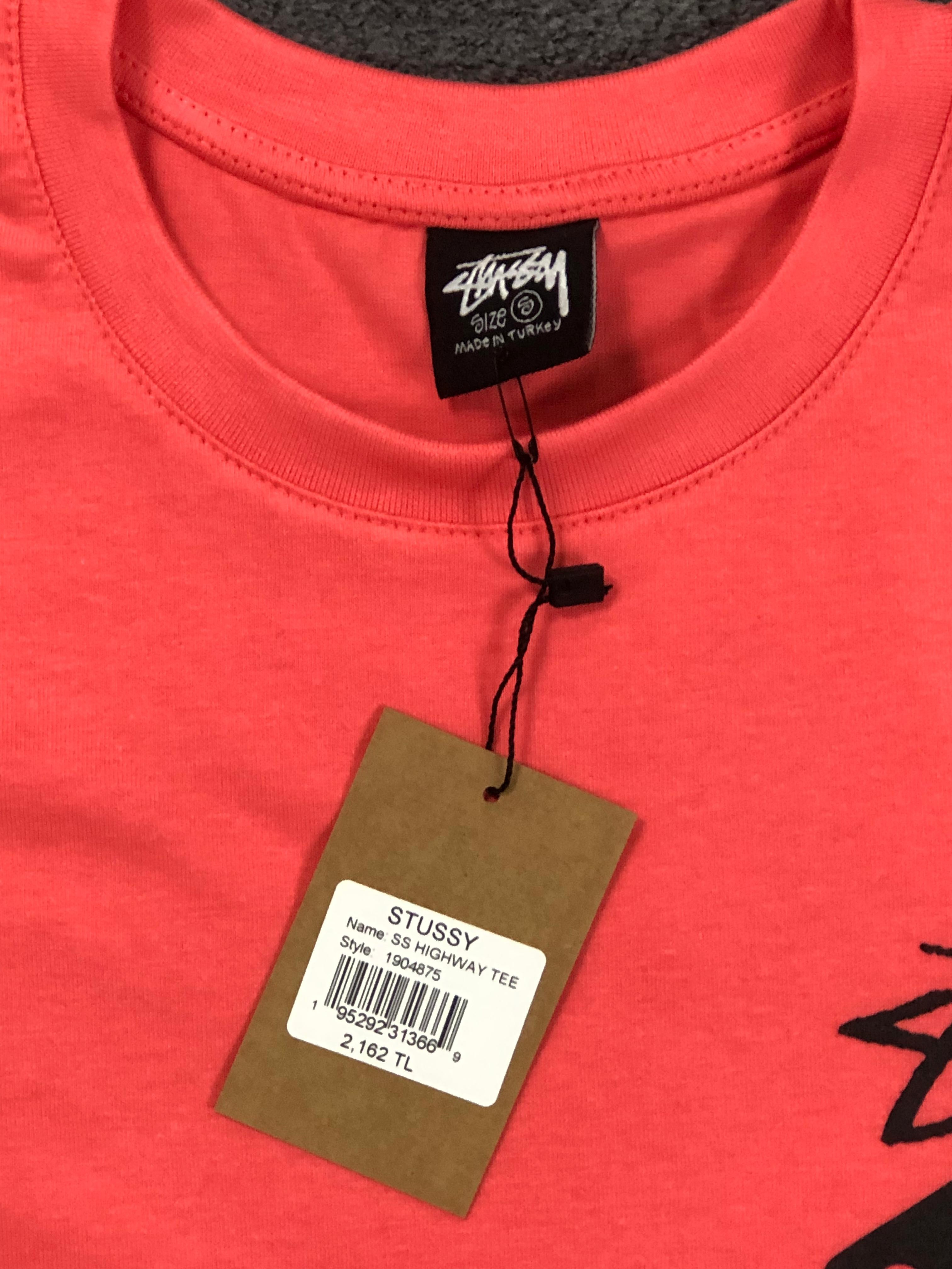 Stussy Dice Tee - Neon Turuncu