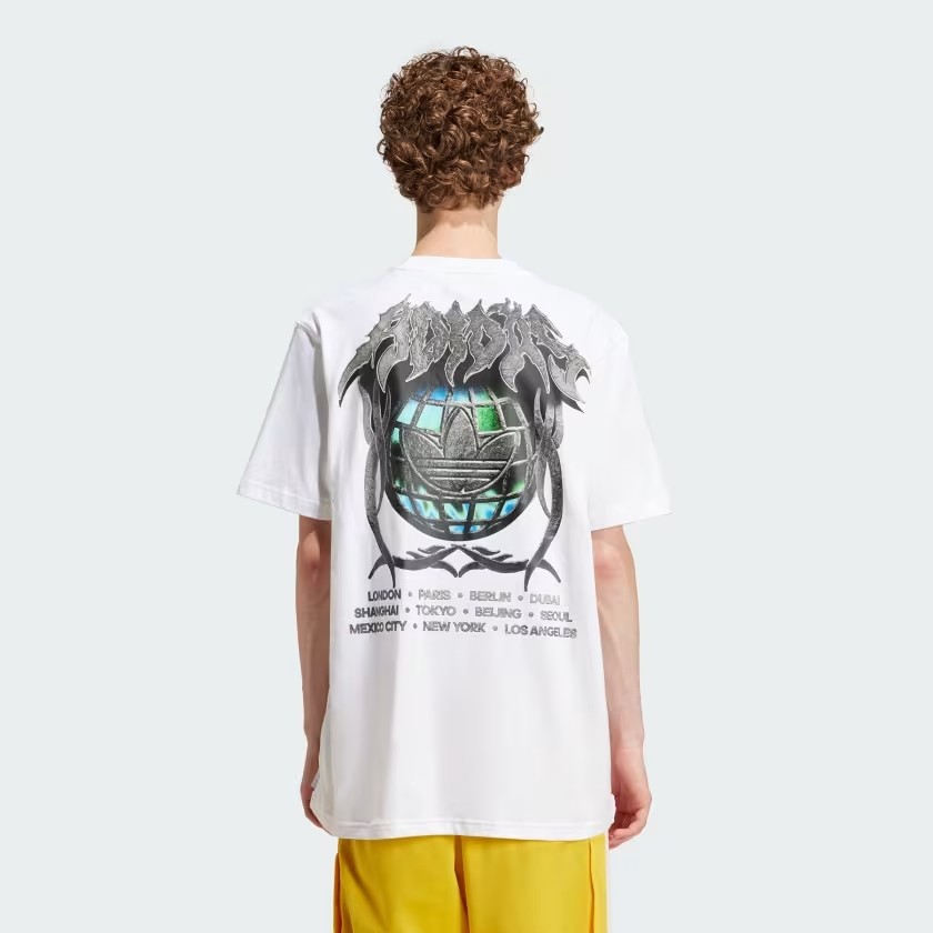 Adidas Flames Concert Tee - Beyaz