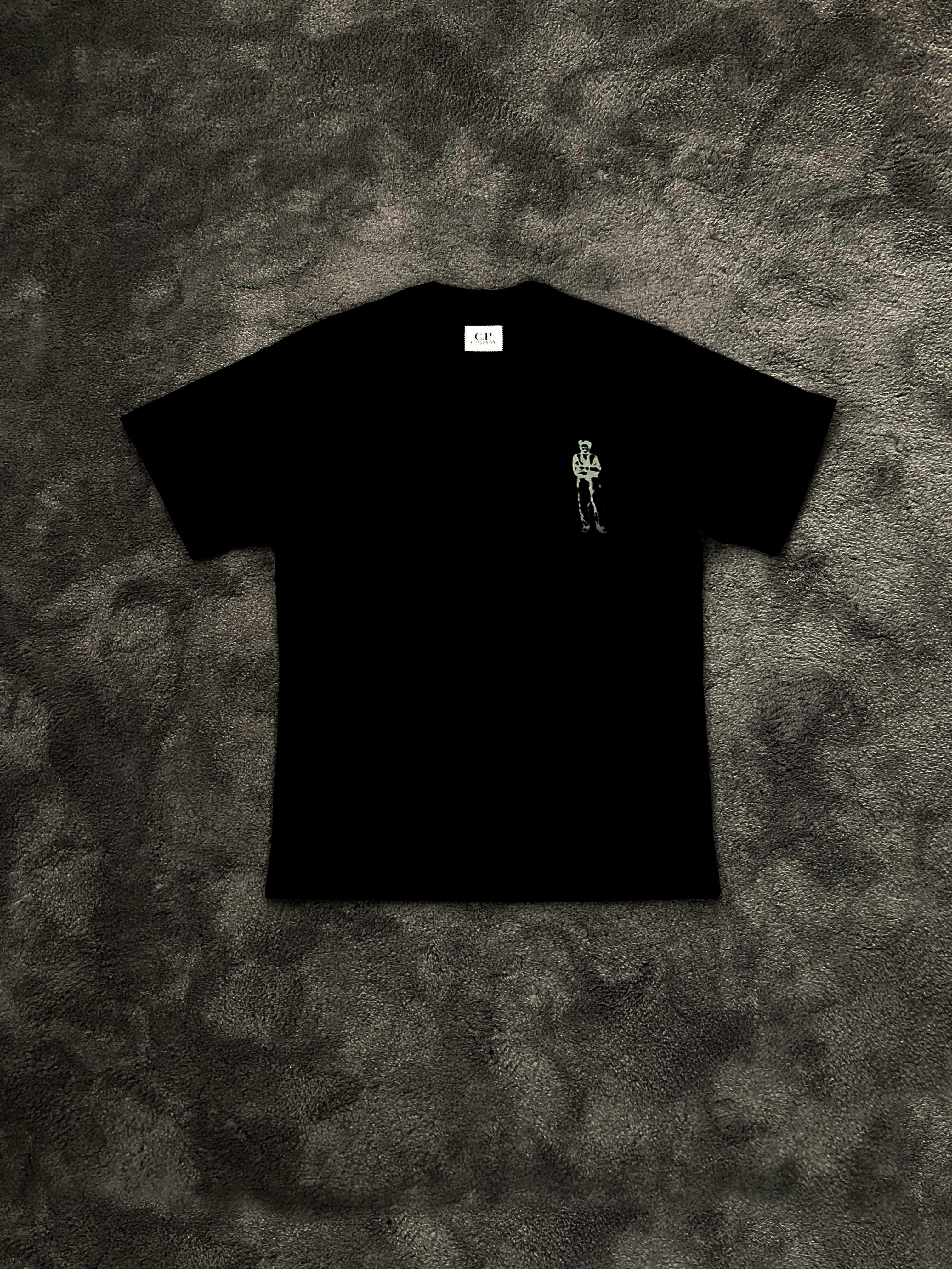 Exclusive C.P. Company Silhouette Tee - Siyah