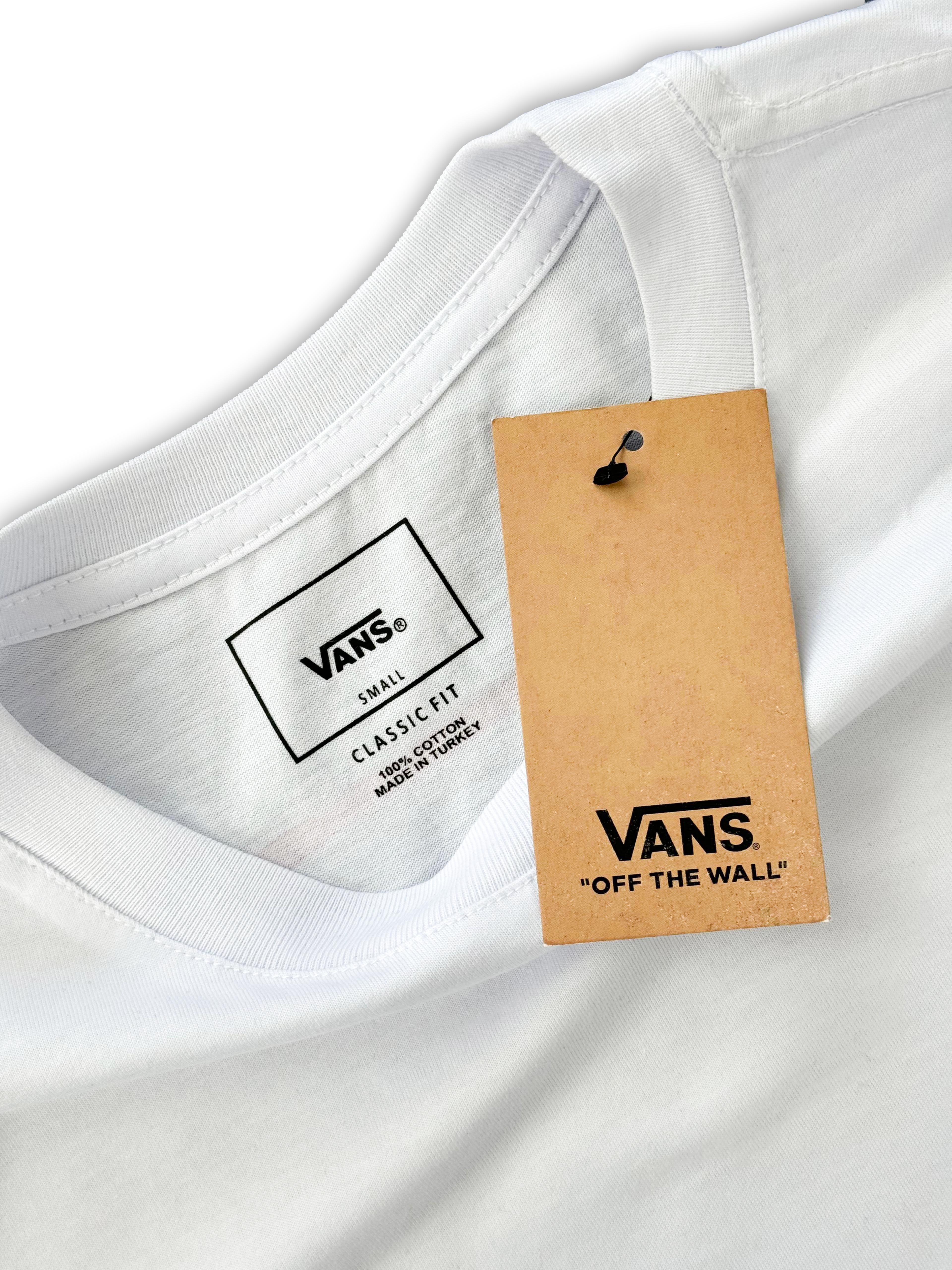 Vans Off The Wall Back Print Tee - Beyaz