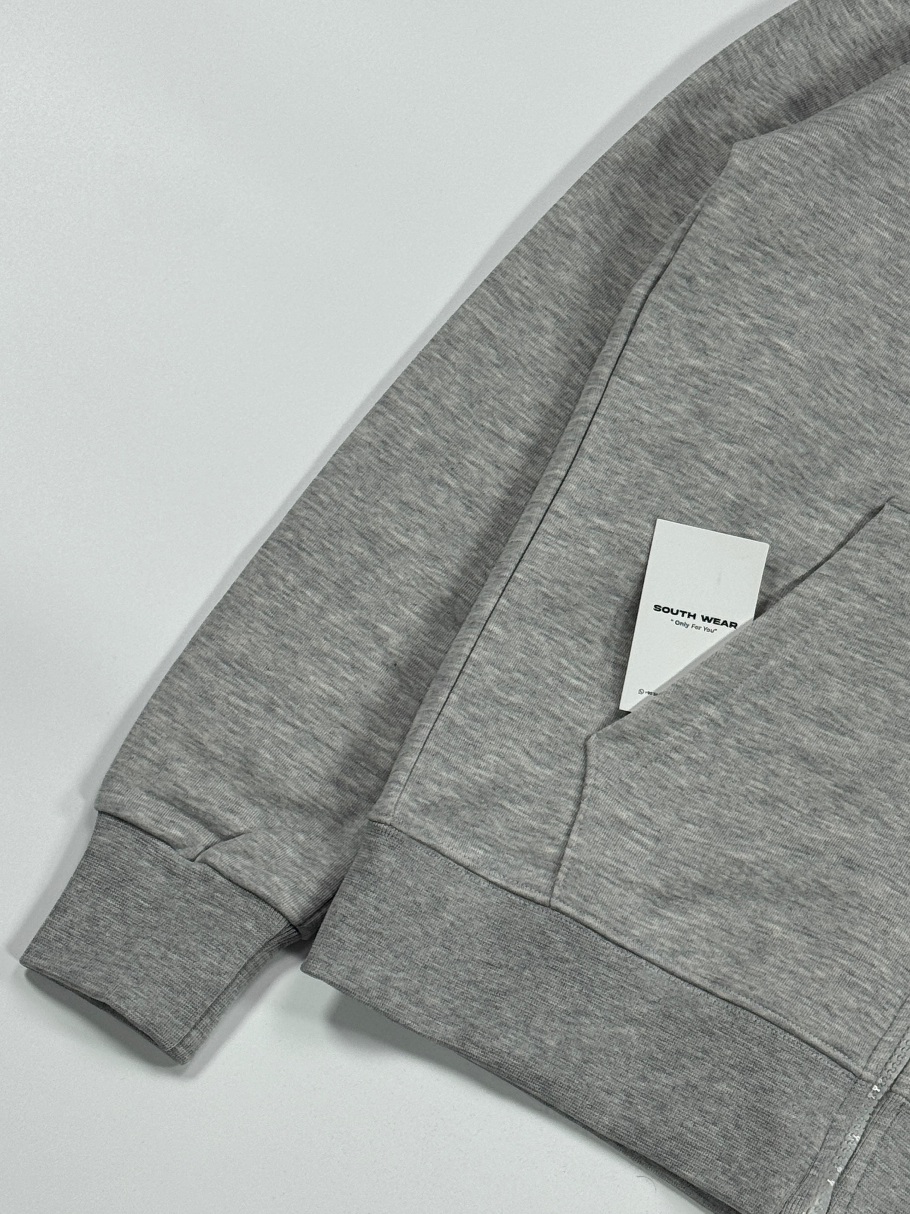 Nike Double Swoosh Full Zip Hoodie - Gri