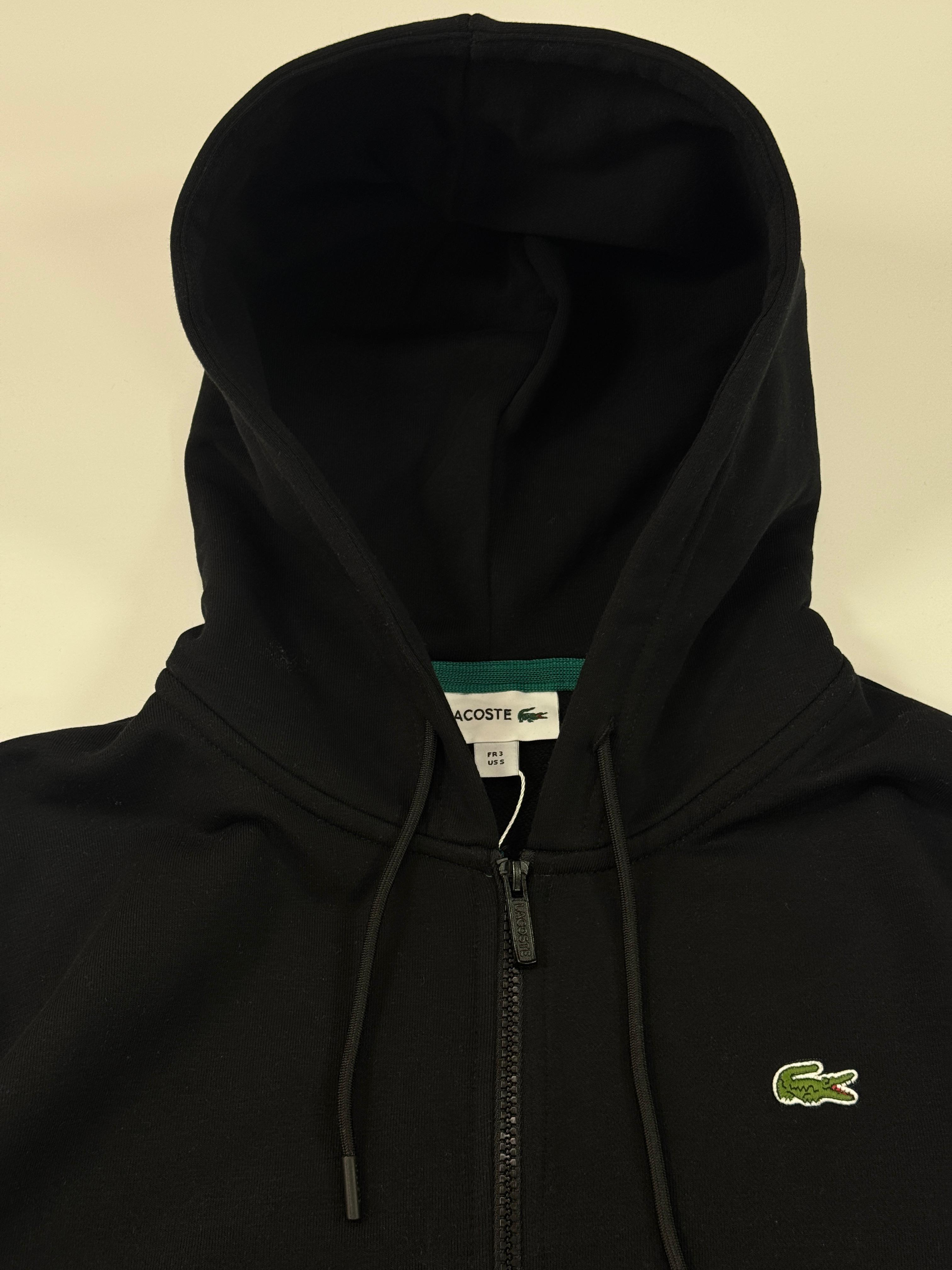 Lacoste Classic Full Zip Hoodie - Siyah