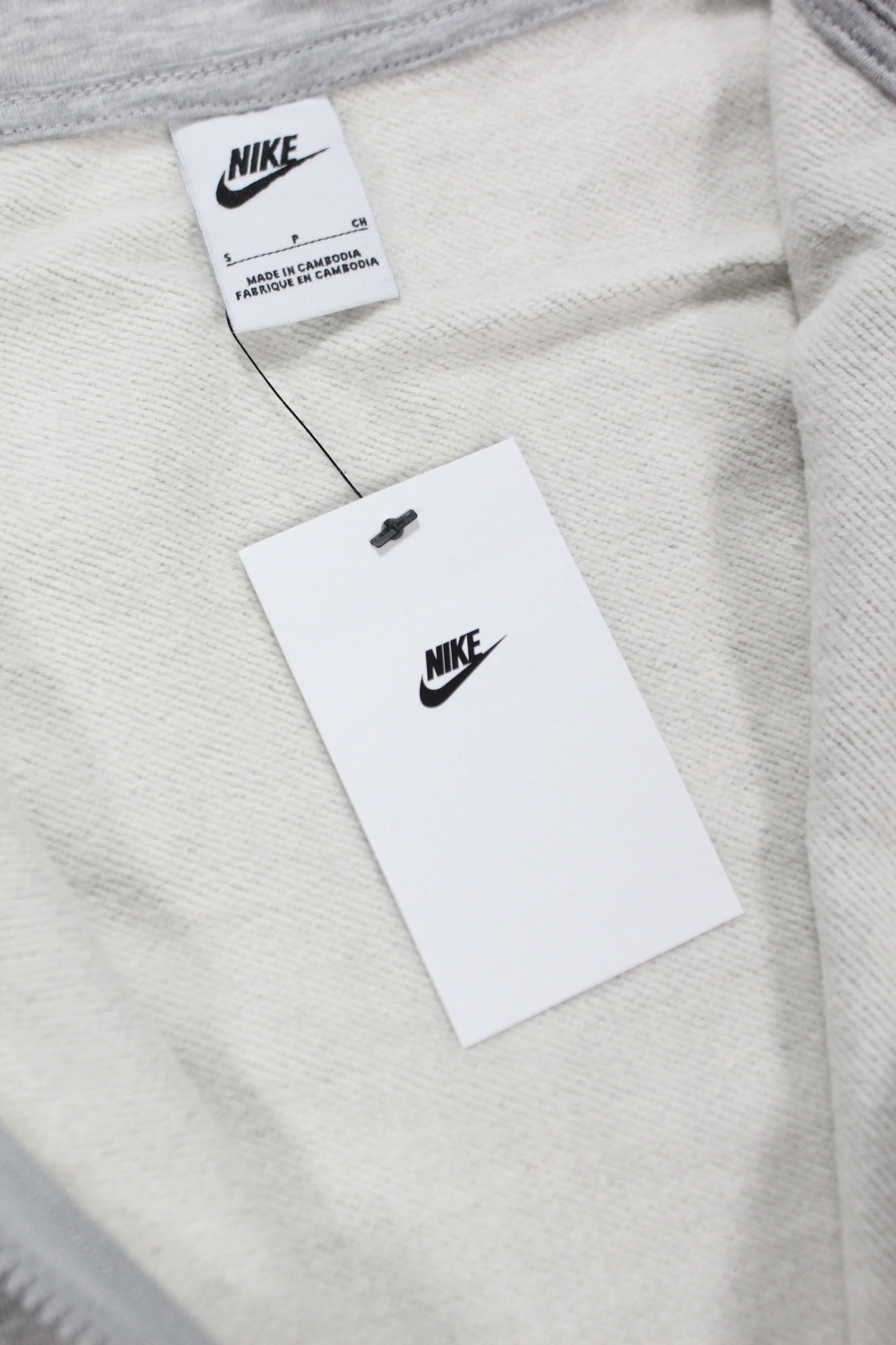 Nike Club Fleece Full Zip Hoodie - Gri