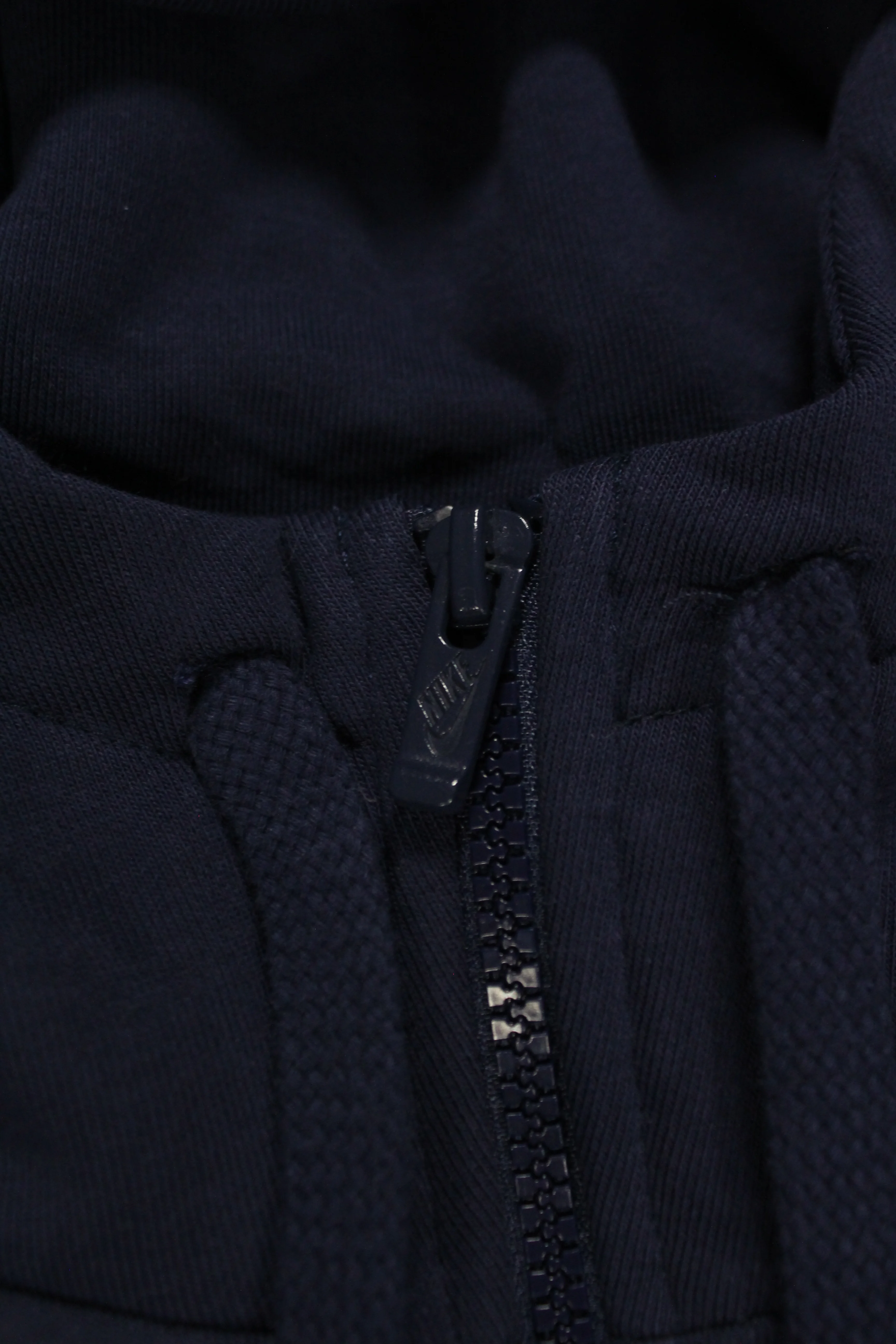 Nike Club Fleece Full Zip Hoodie - Koyu Lacivert