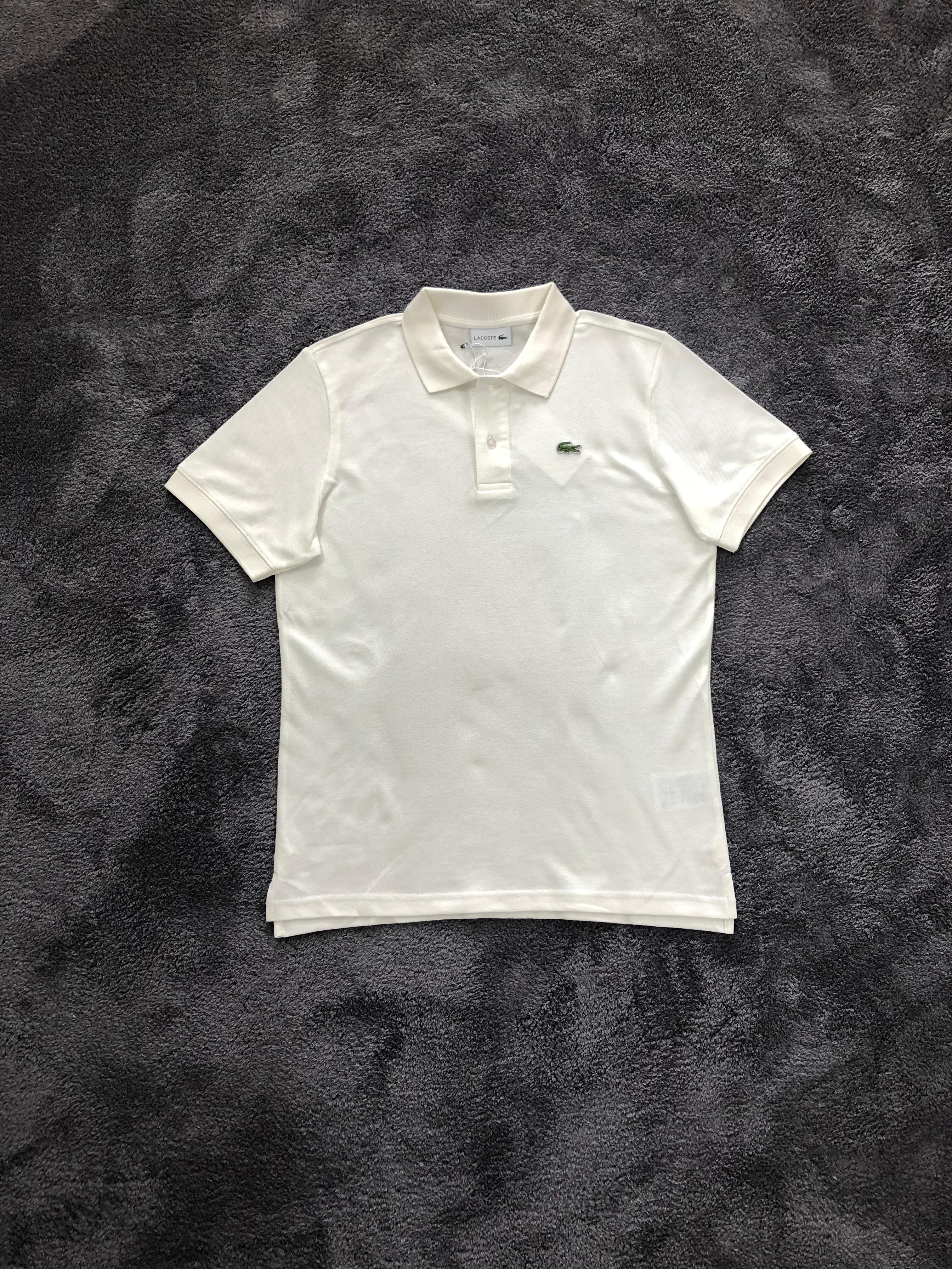 Lacoste Polo Yaka Tişört - Beyaz