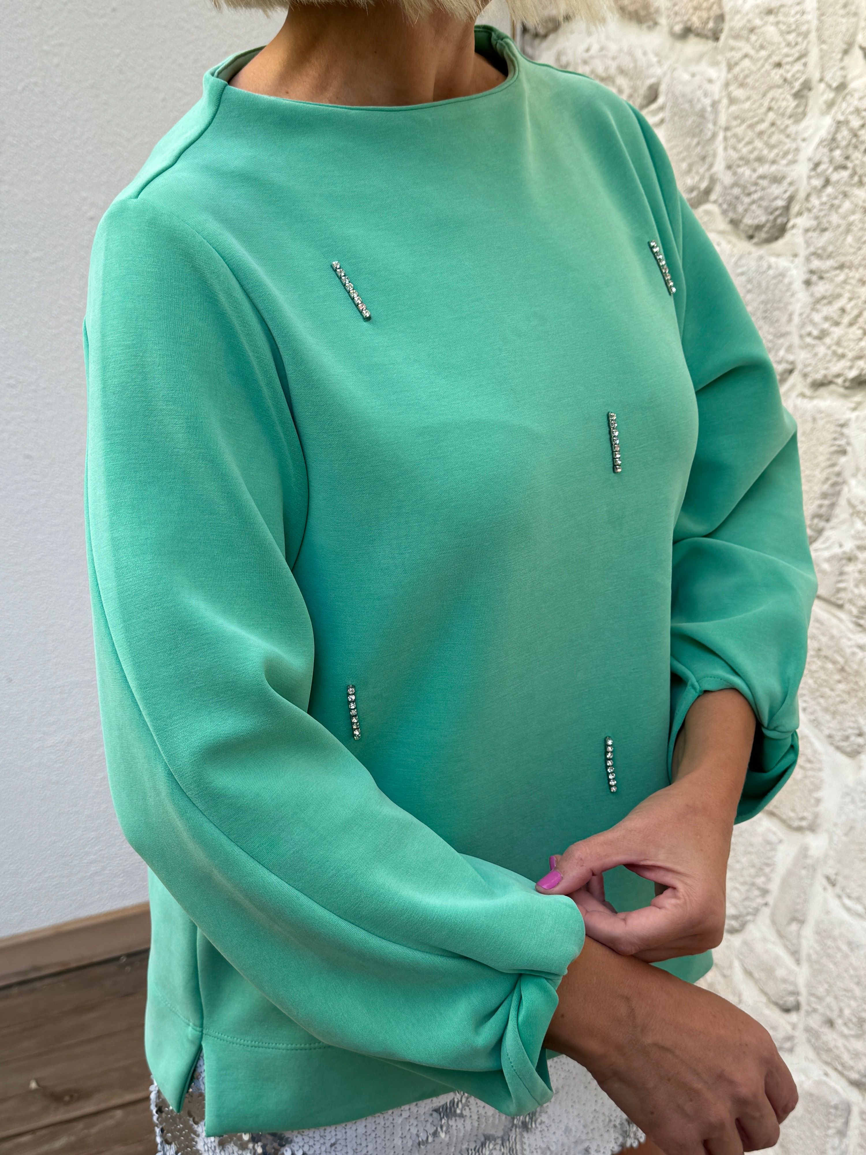 Suyolu Taş Detay Sweat