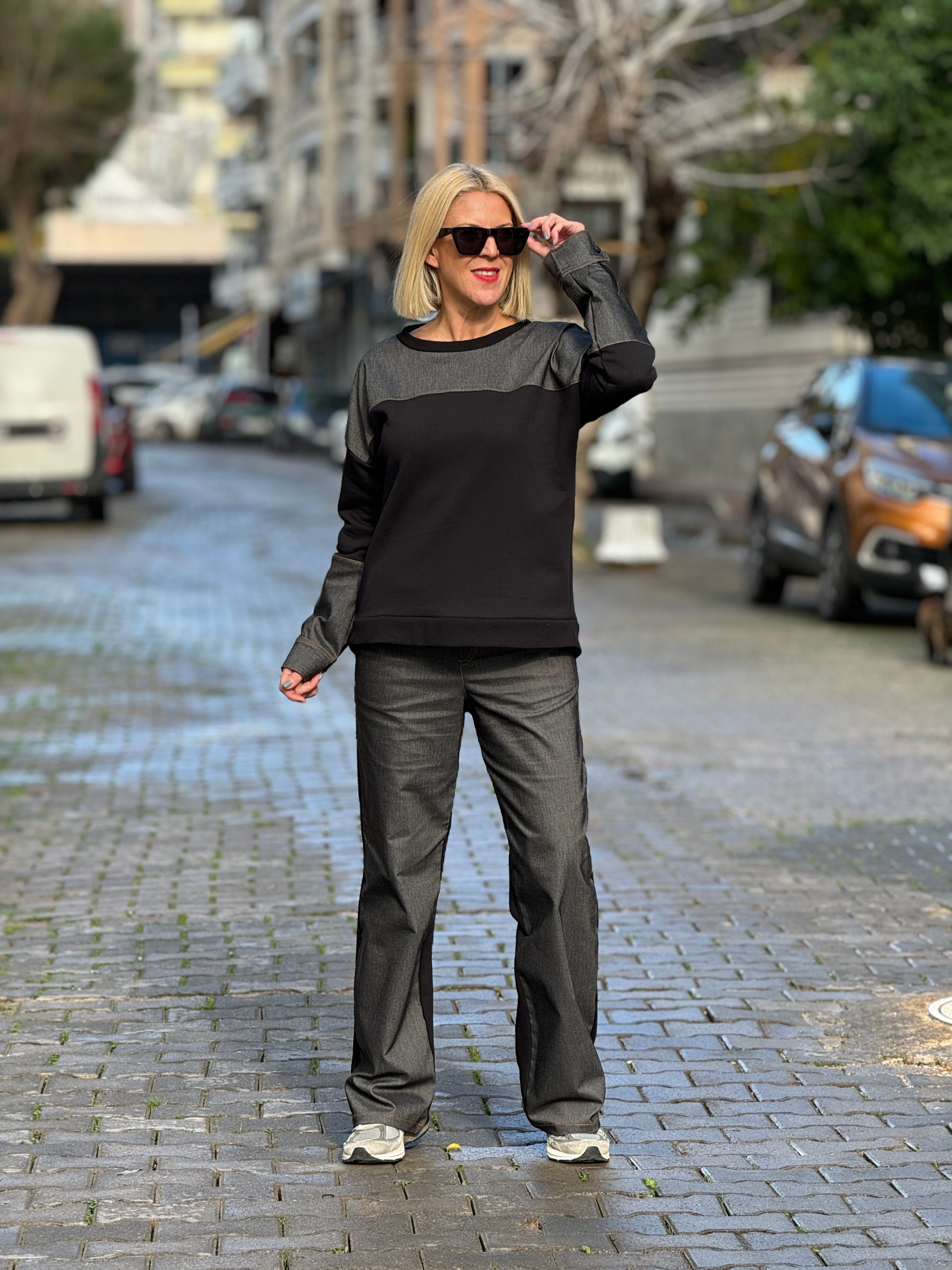 Garnili Pantolon Sweatshirt Takım