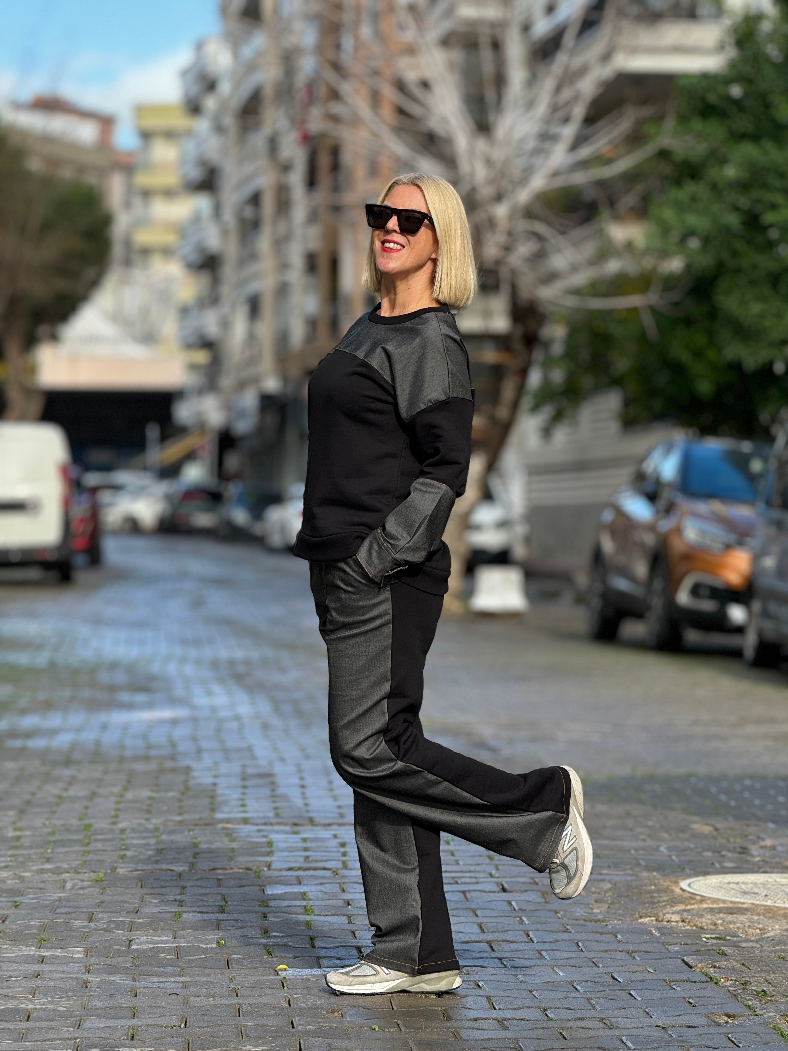 Garnili Pantolon Sweatshirt Takım