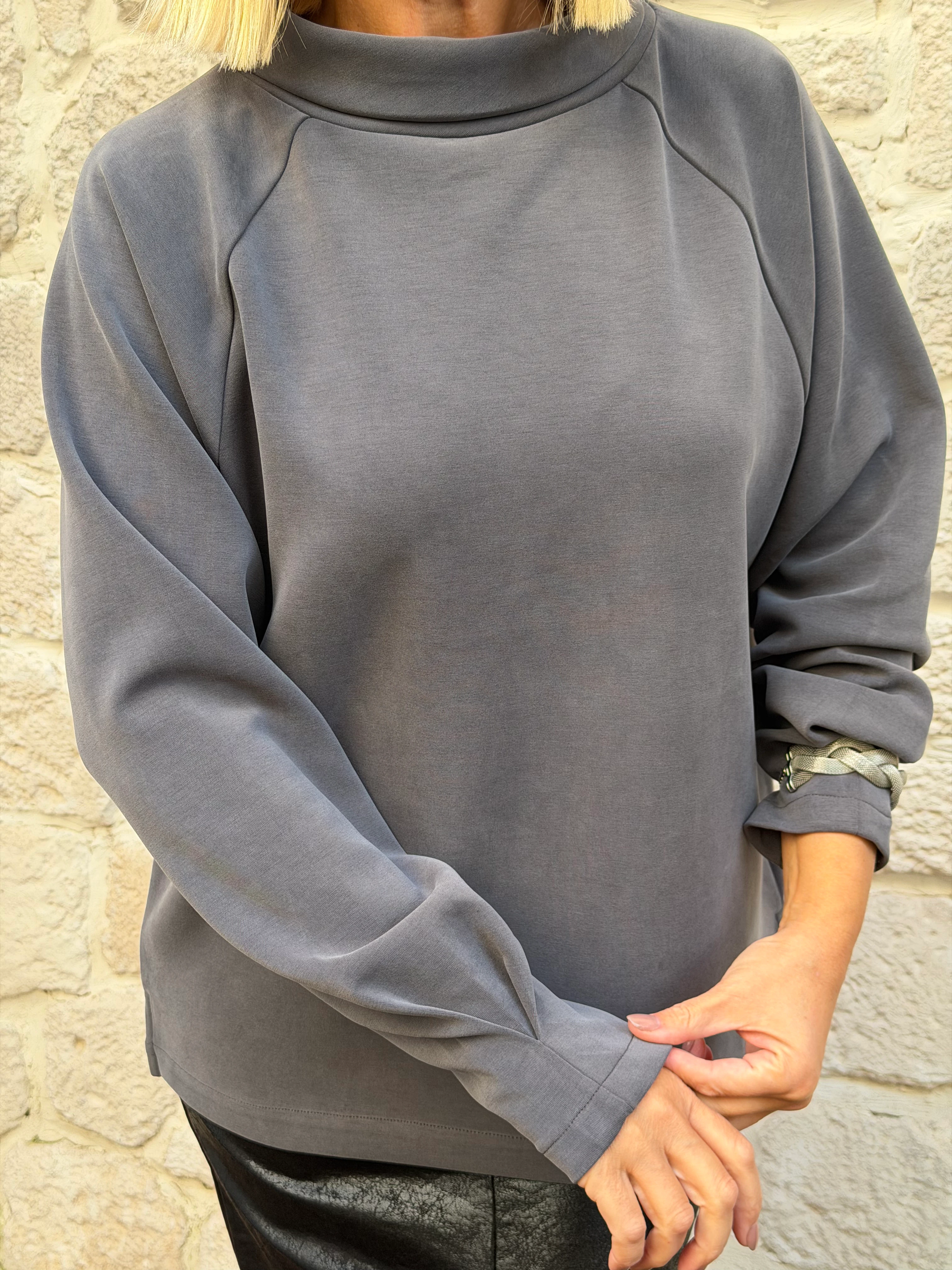 Eleno Dik Yaka Sweat