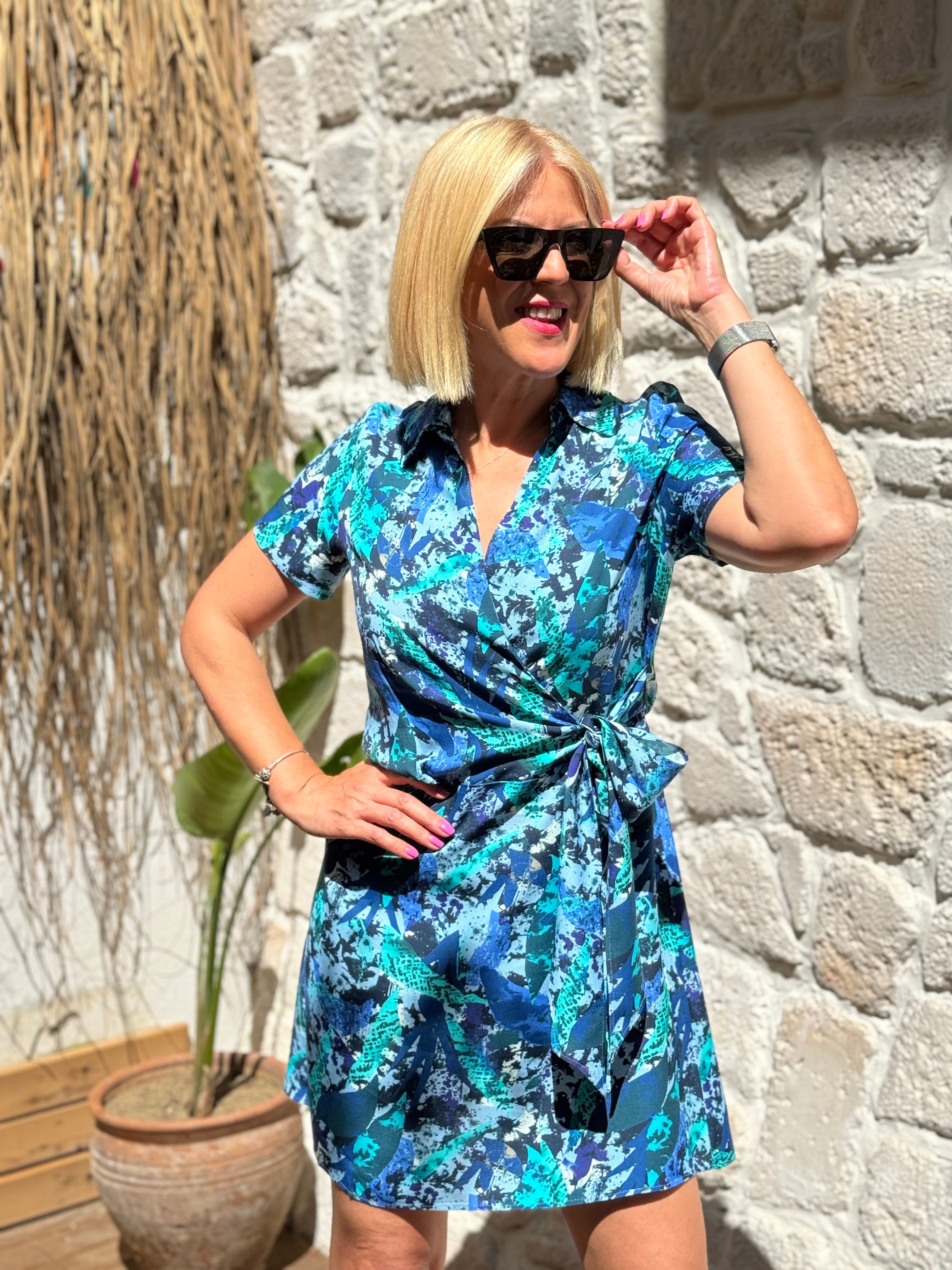 Fiona Kruvaze Elbise