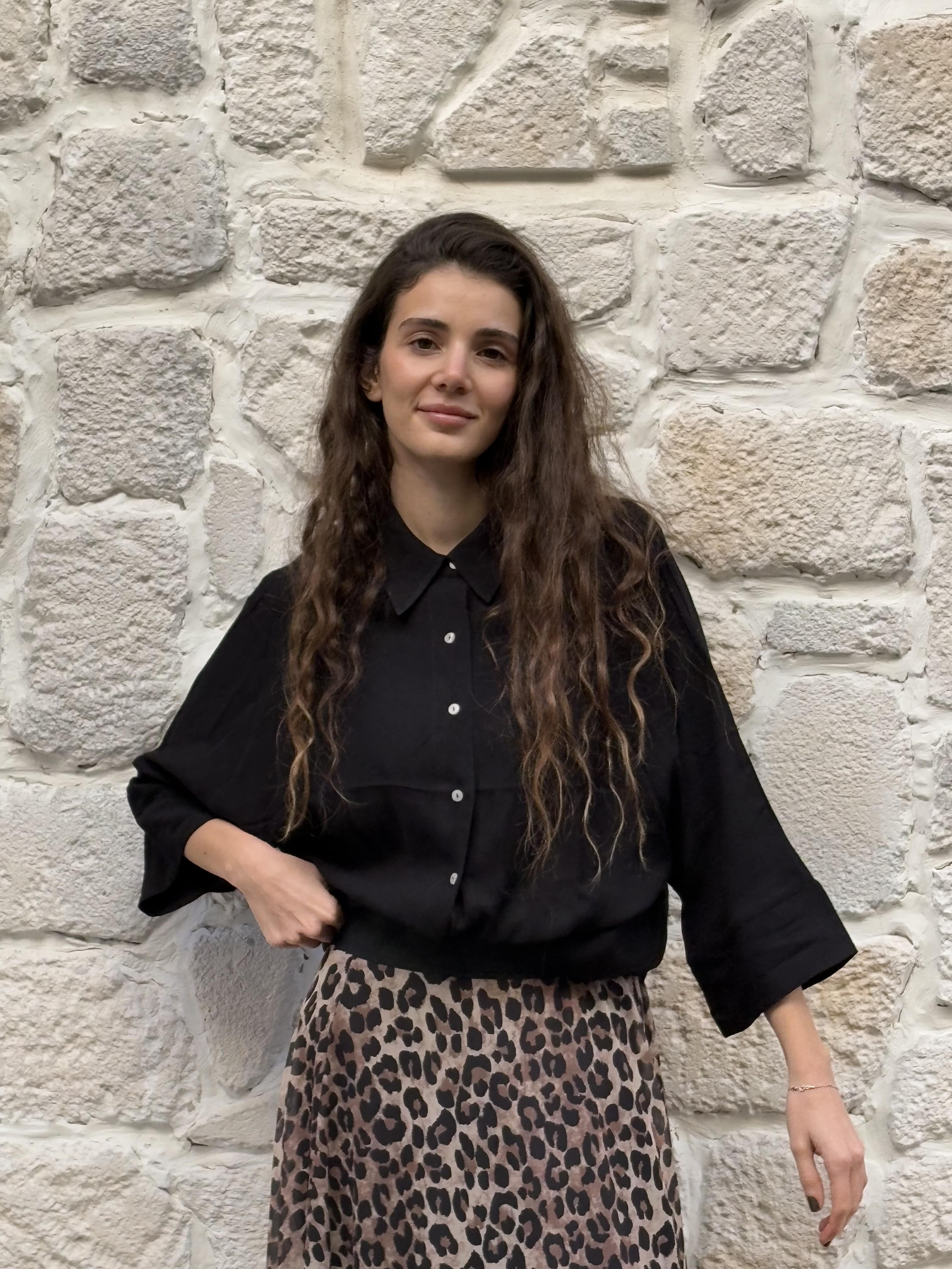 Leopar Tül Etek