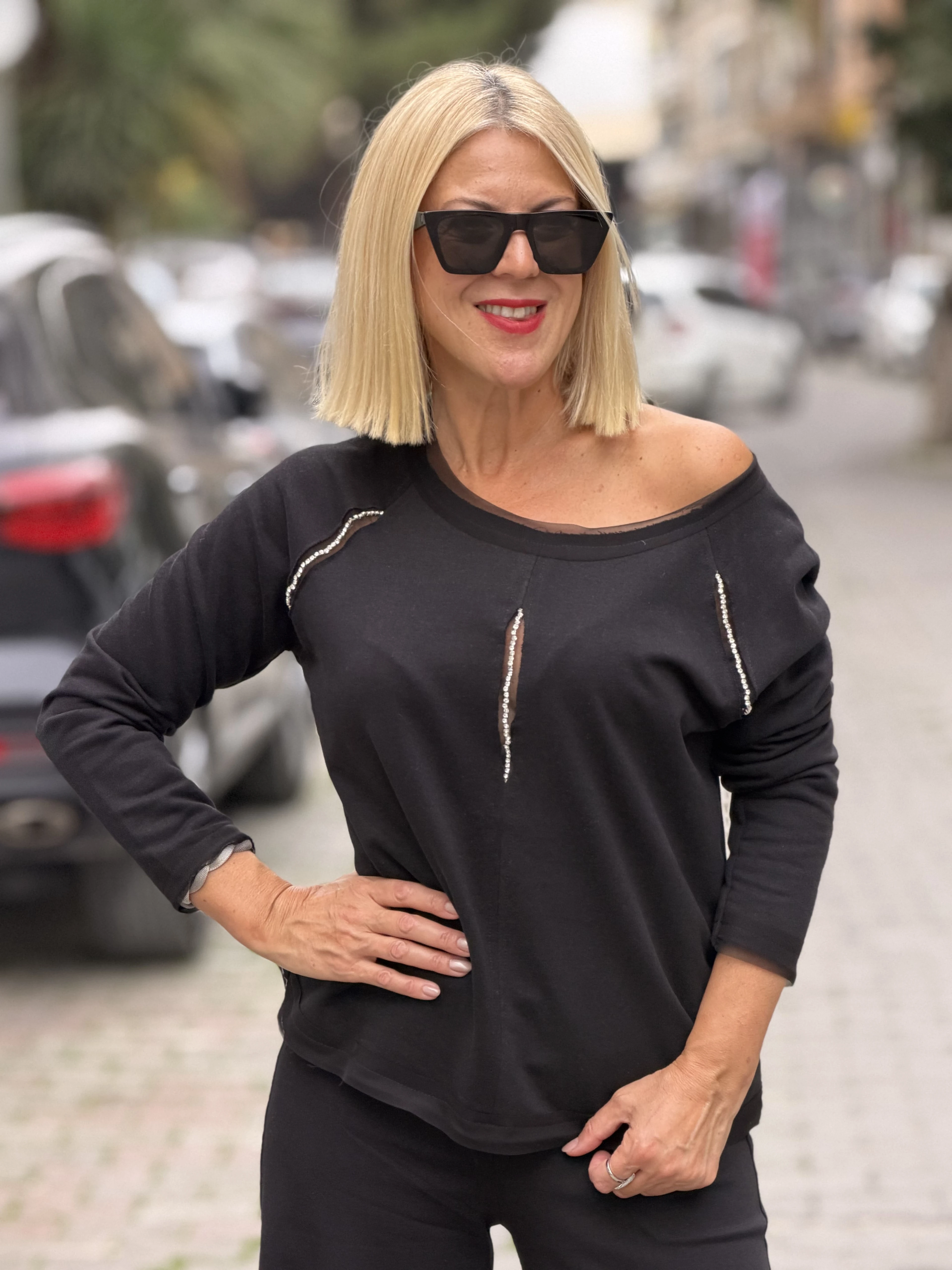 Obsidian Bluz - SIYAH