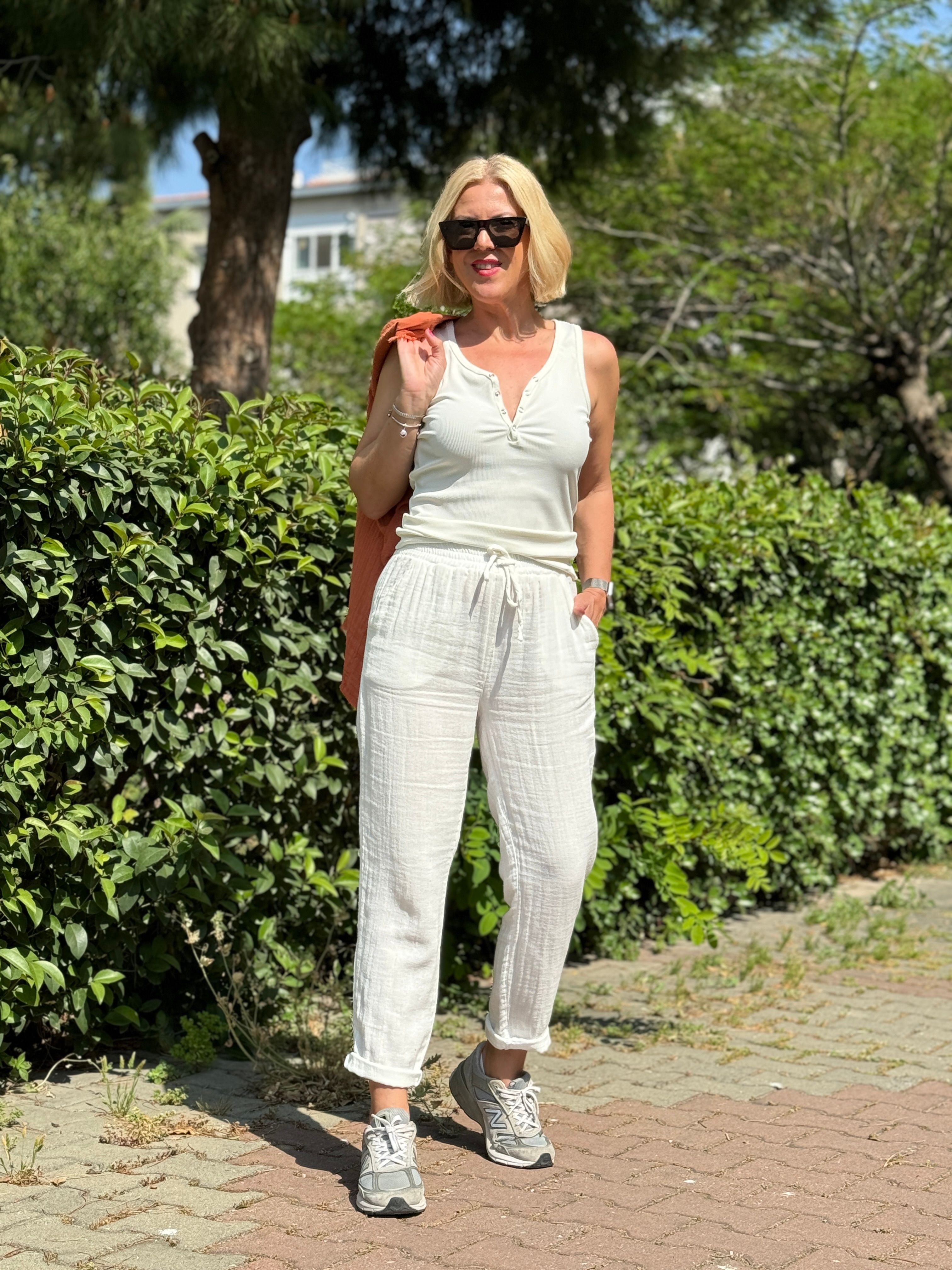 Colette Müslin Havuç Paça Pantolon