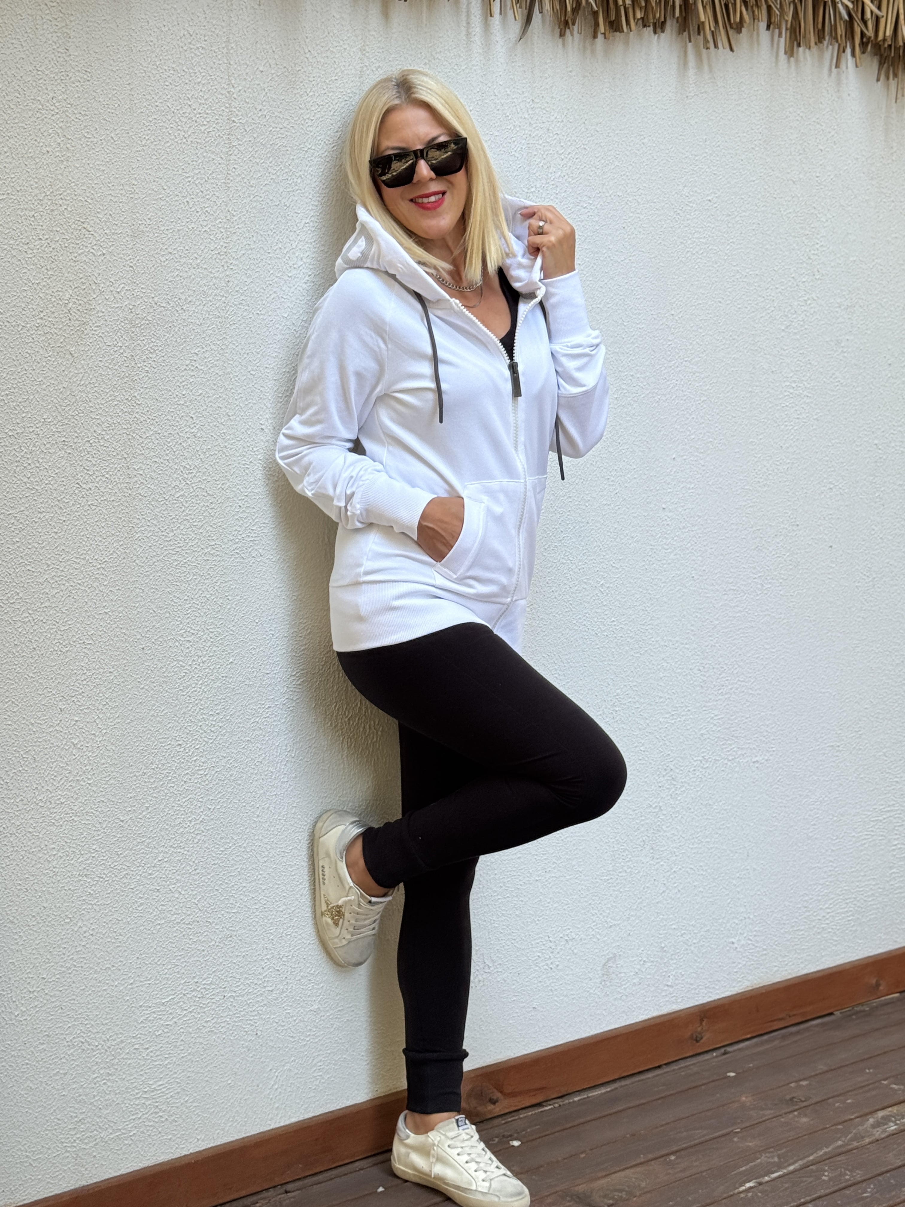 Olveo Kapüşonlu Sweat Ceket