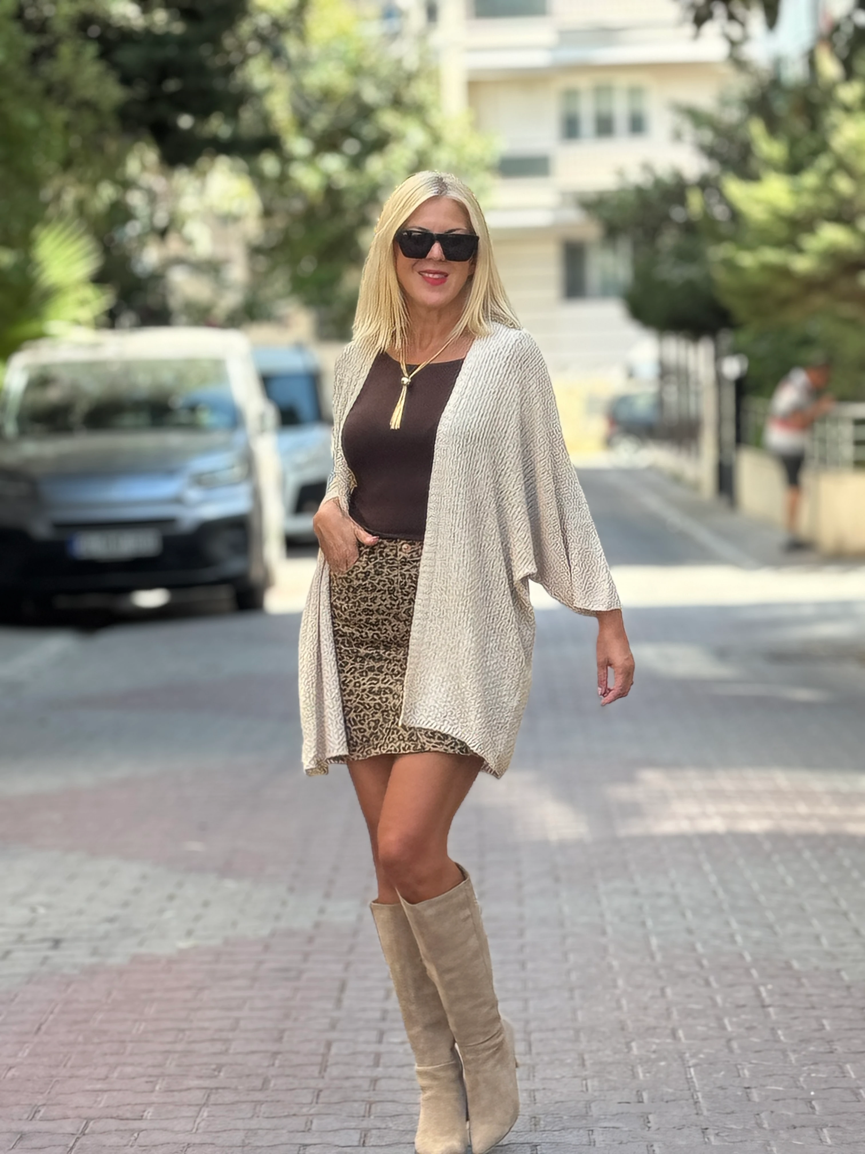 Elvora Hırka ve Vildora Etek Kombin