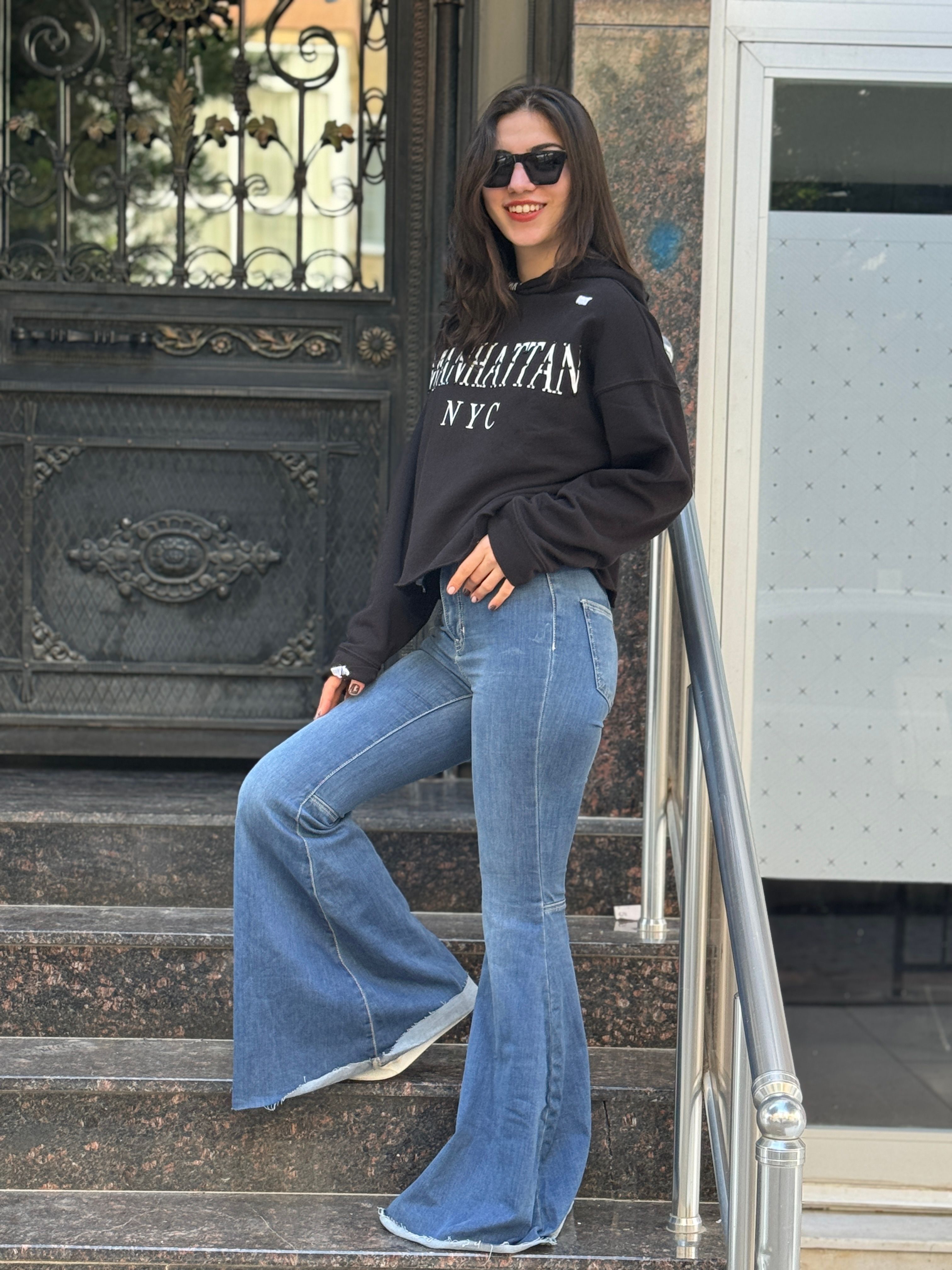 City Kısa Kapüşonlu Sweat