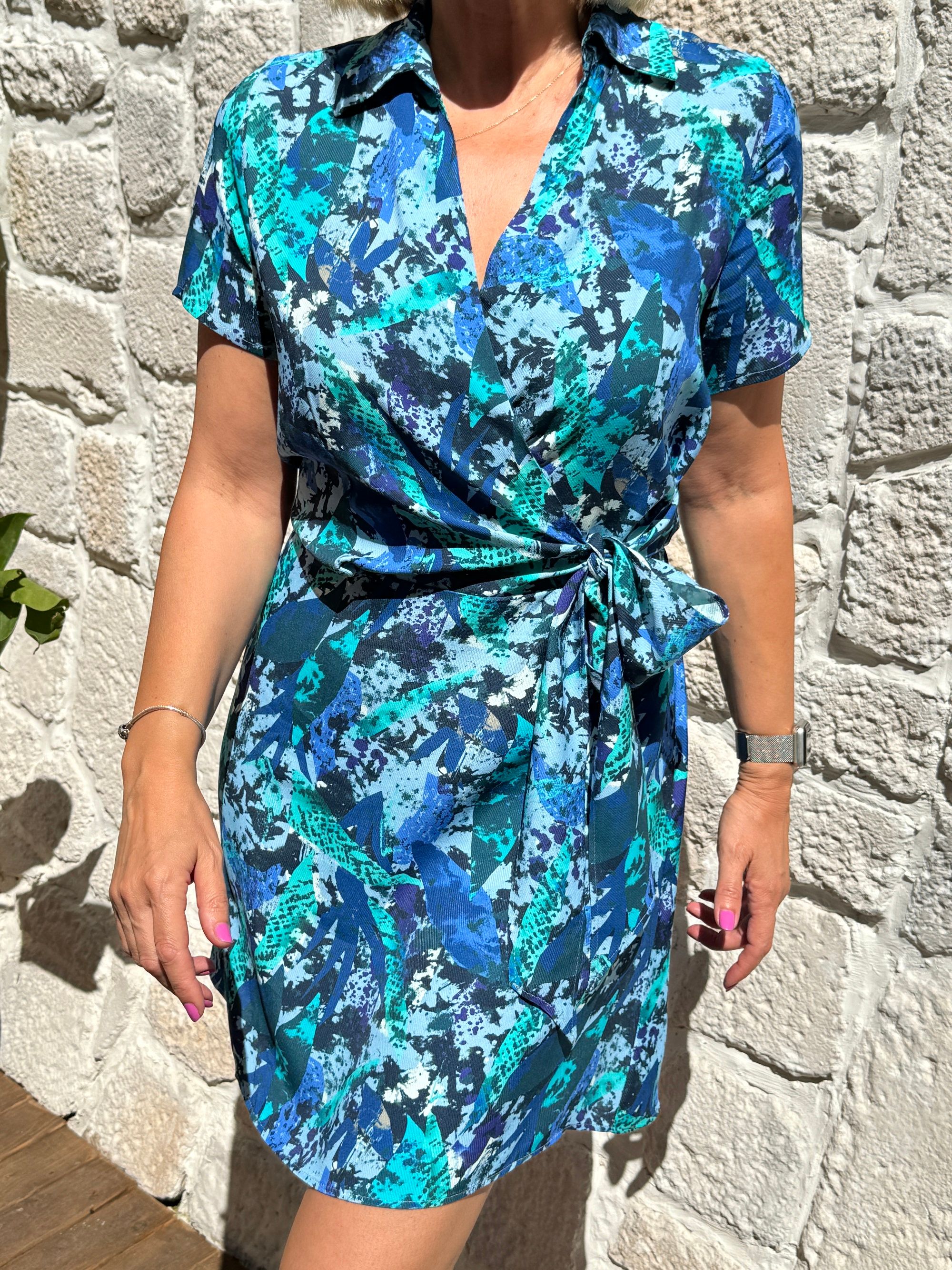 Fiona Kruvaze Elbise