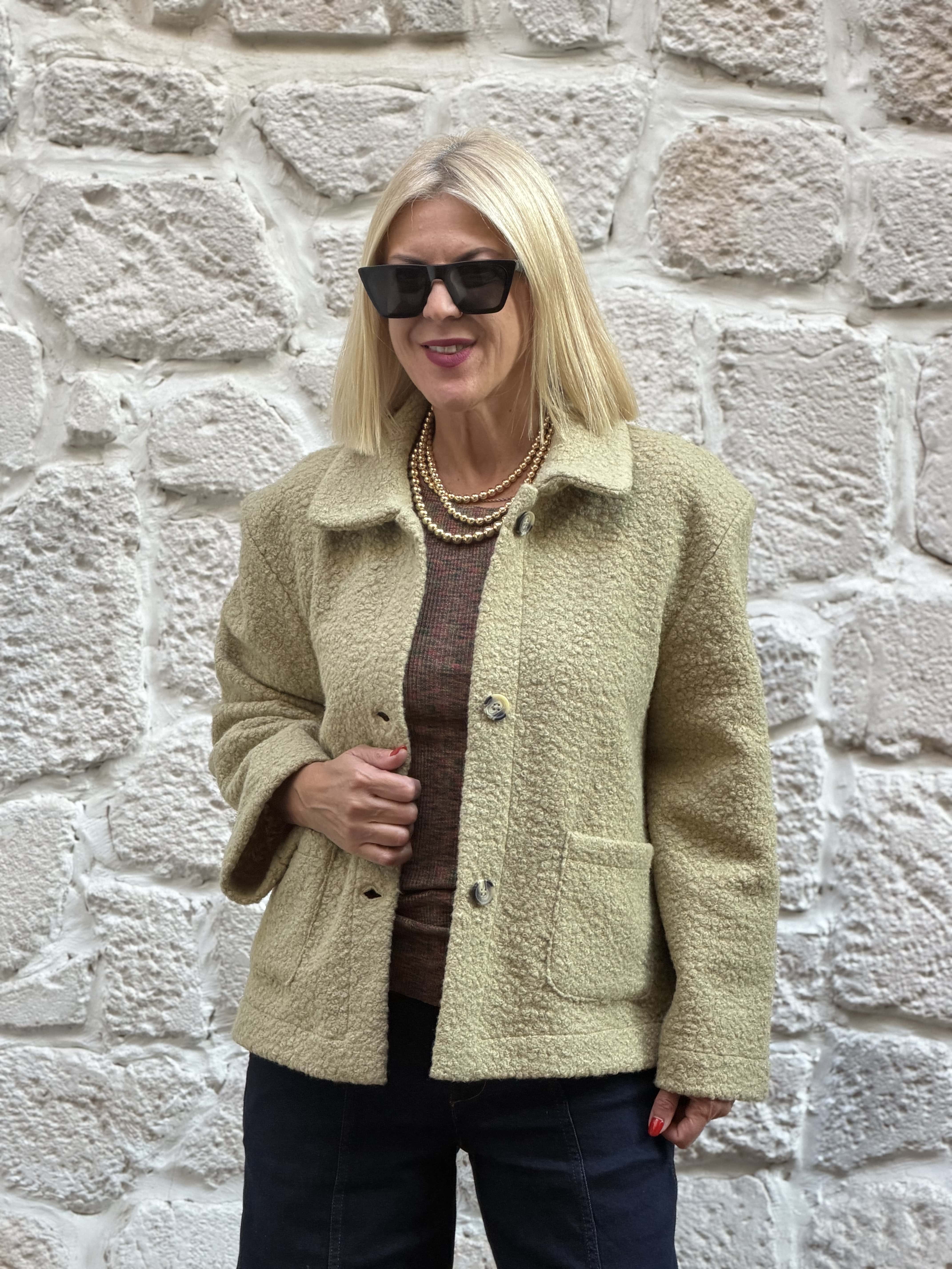 Velona Ceket - FISTIK YEŞİLİ