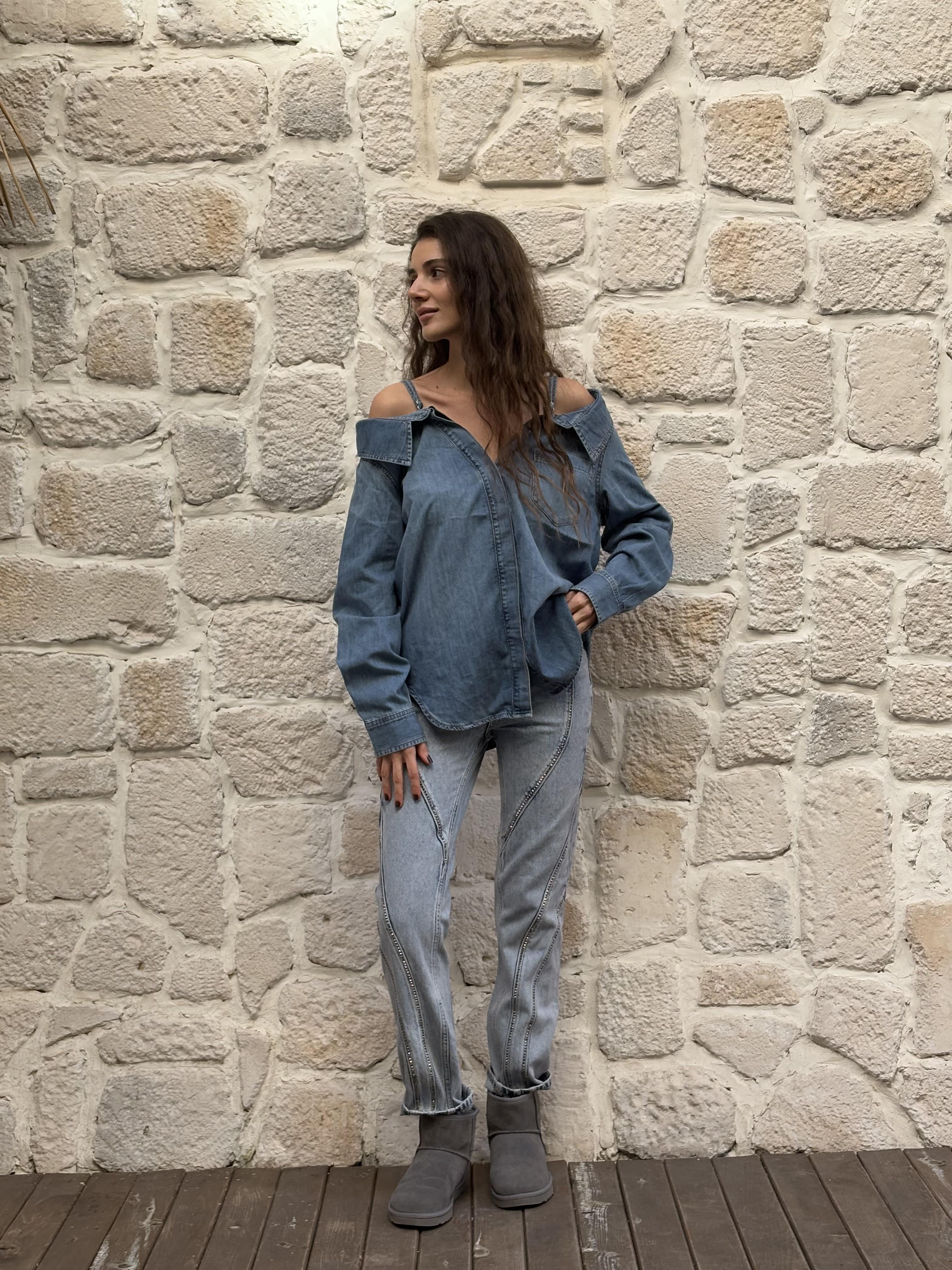 Adriana Jean Tasarım Gömlek