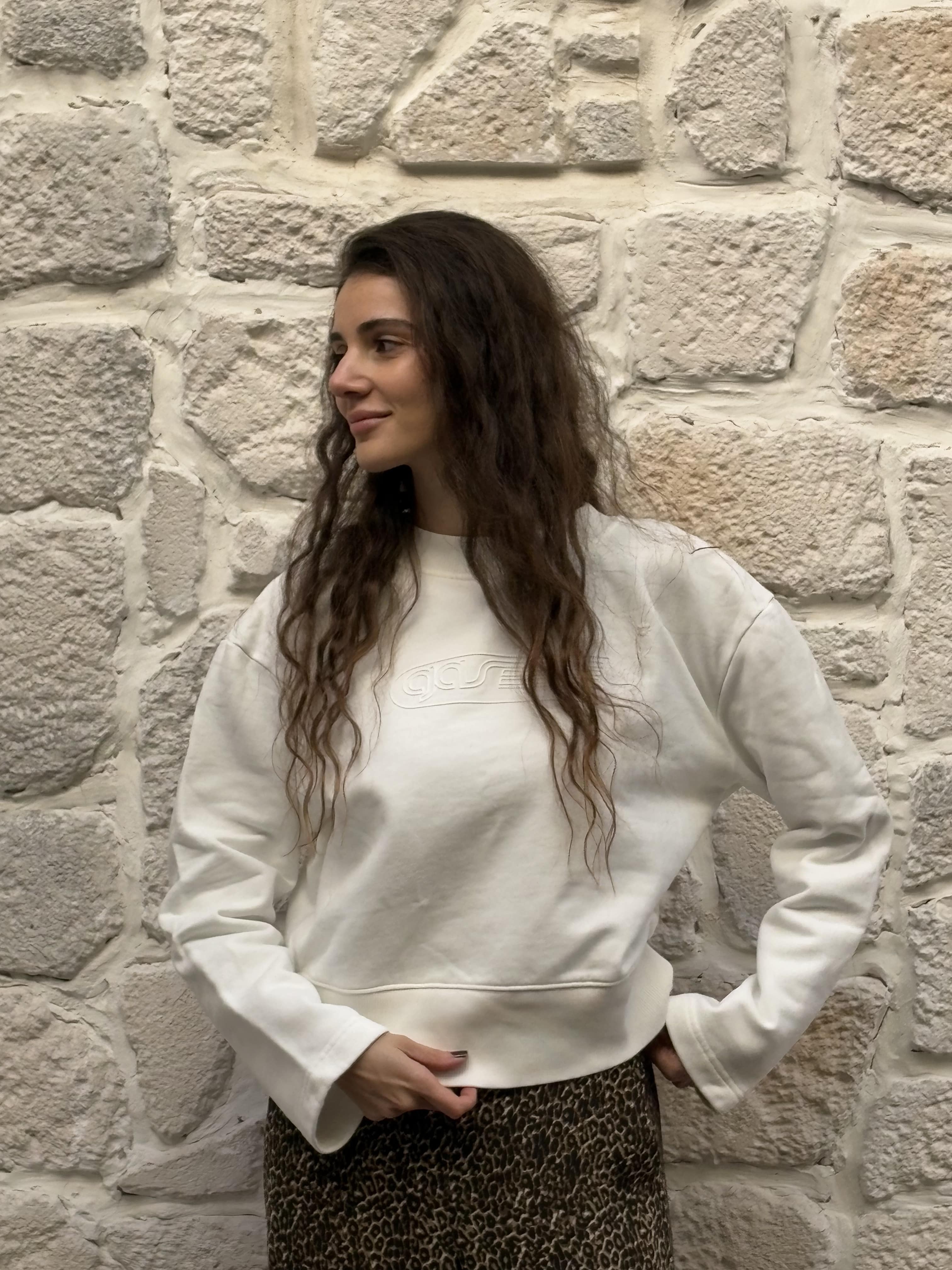 Cindra Sweat - BEYAZ