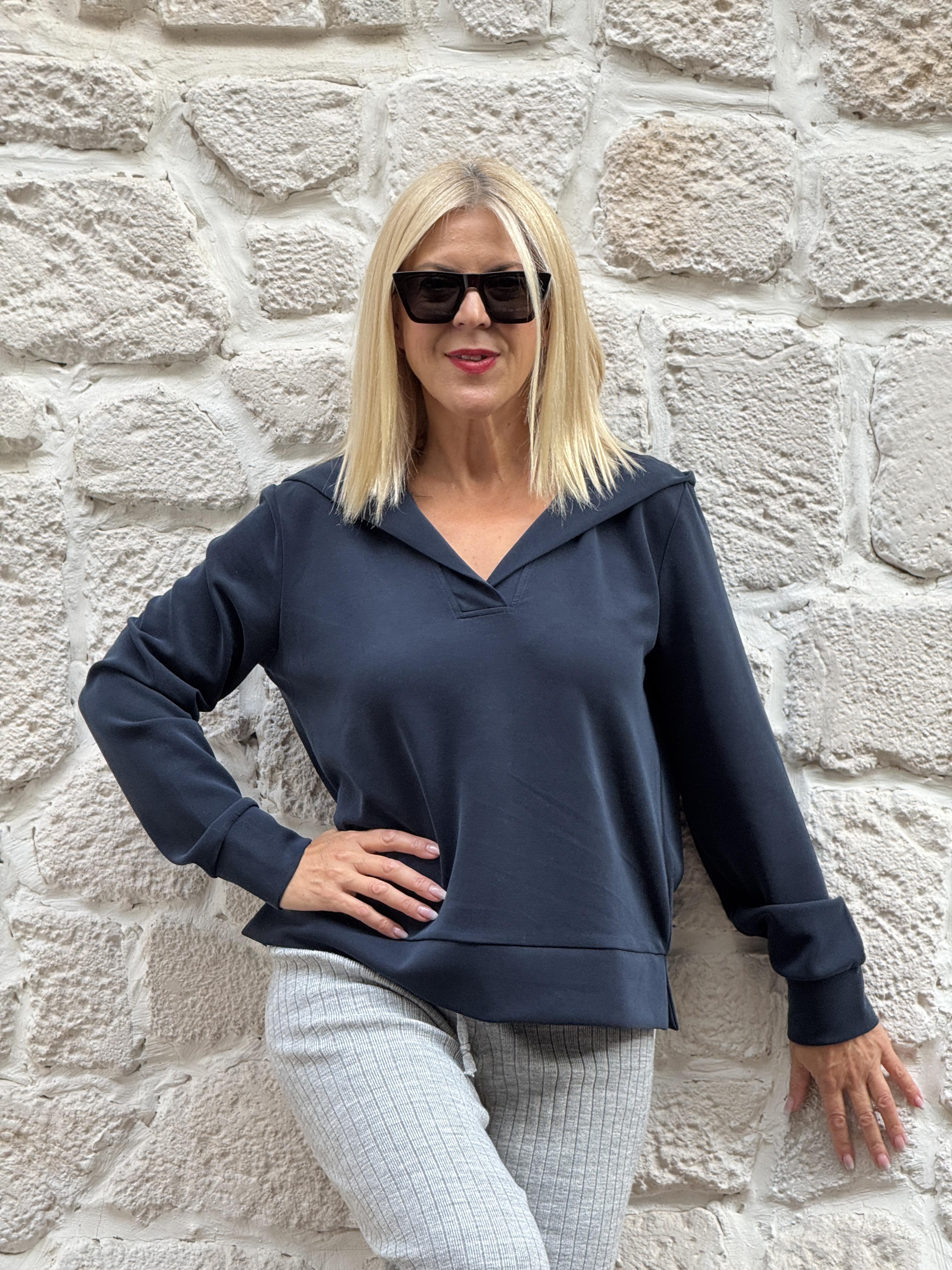 Eleno Sweat - LACIVERT