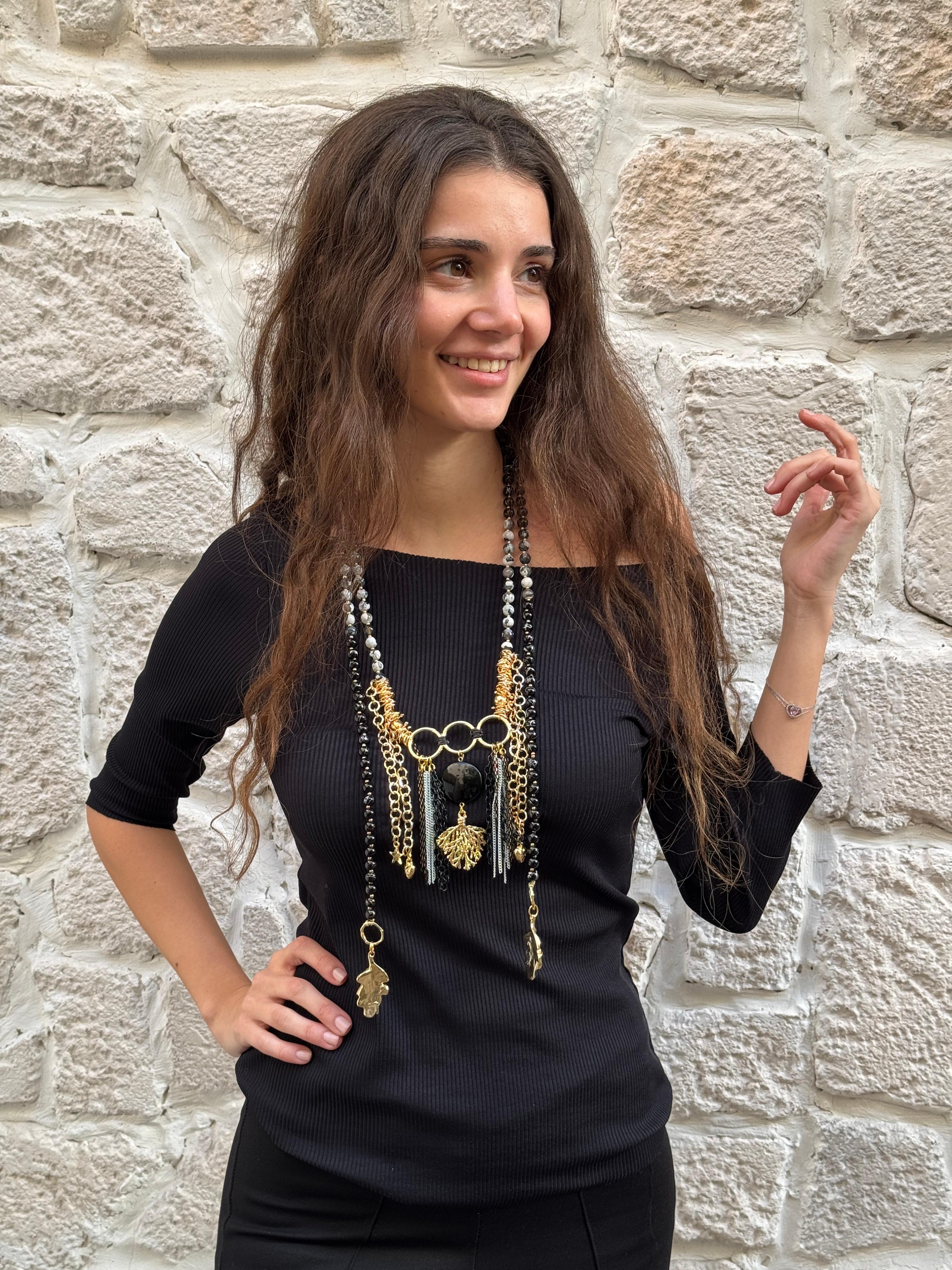 Şal Model Seramik  Kolye