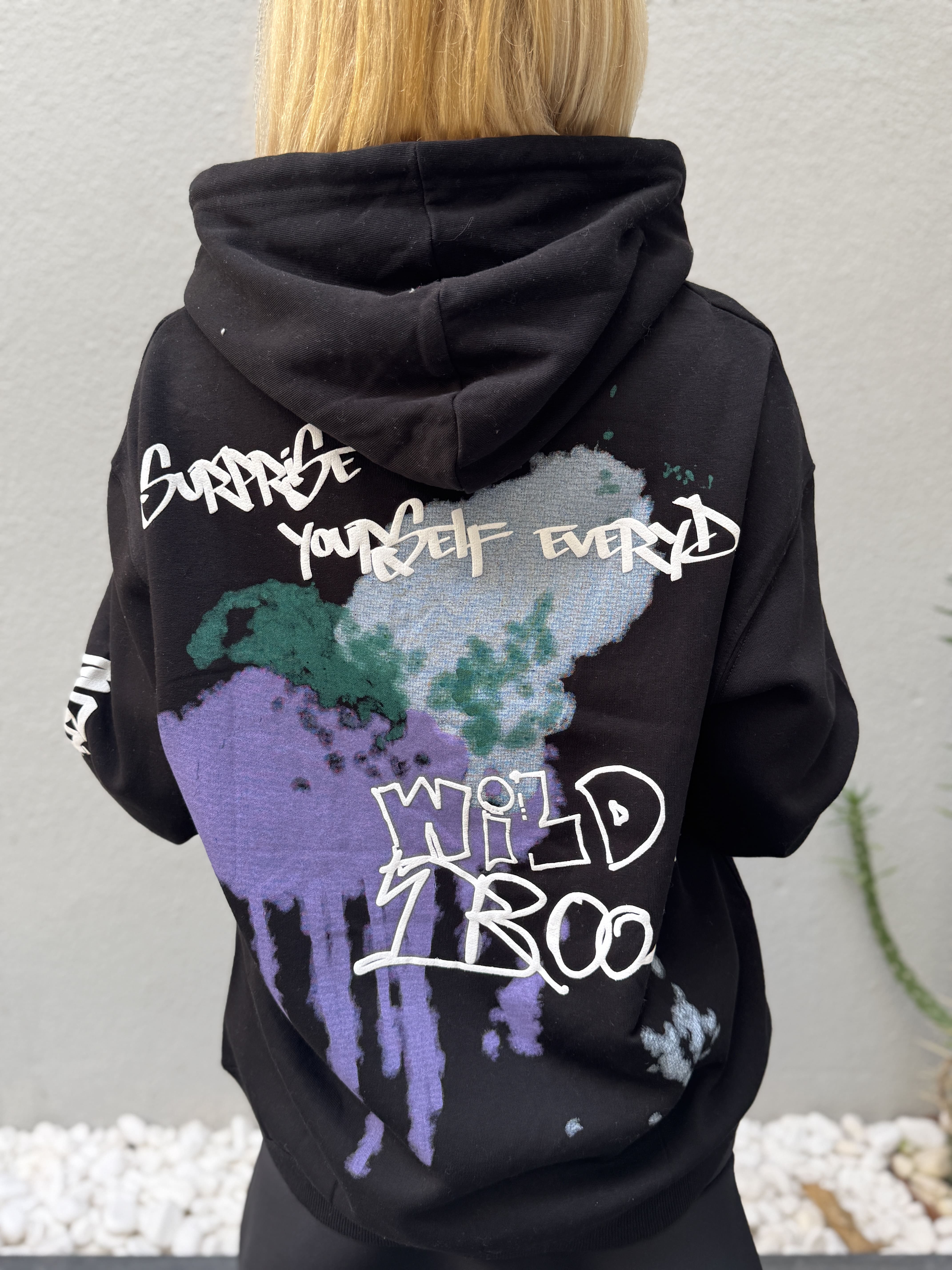 Pop Art Kapüşonlu Sweat