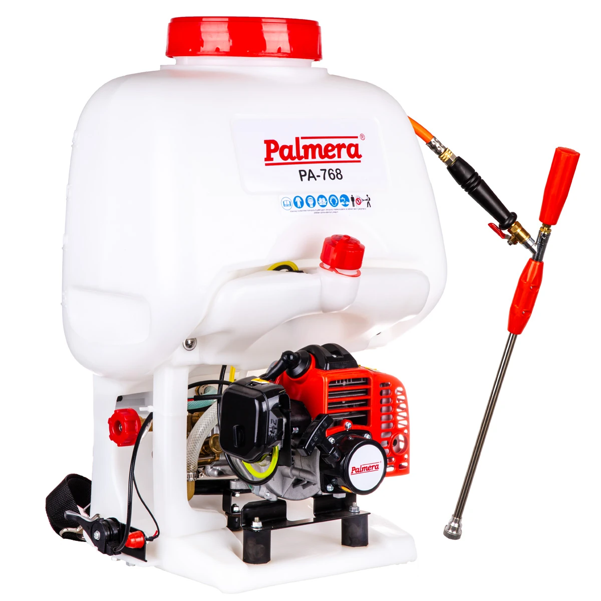 PALMERA PA-768 EUR5 2T SIRT İLAÇLAMA MAKİNESİ 1Hp 25Lt YÜKSEK BASINÇLI