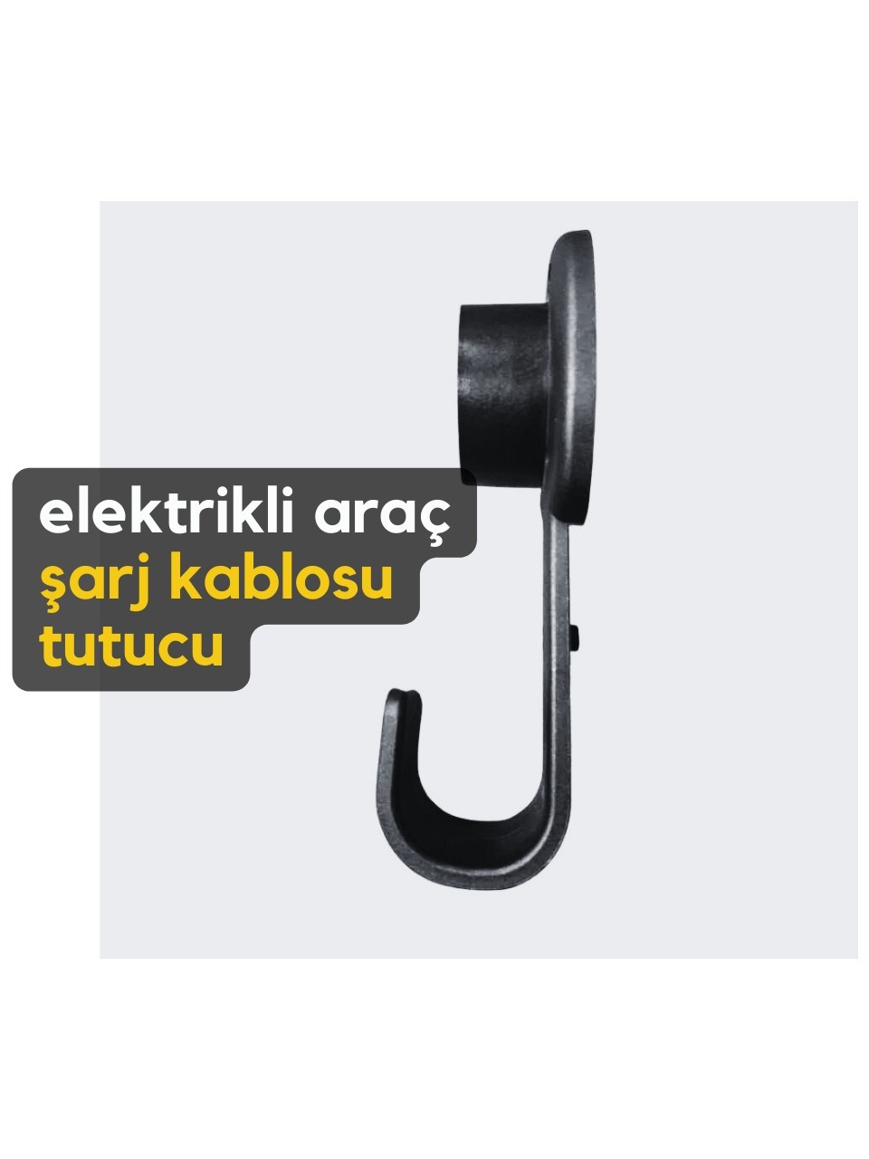 Evoşarj Elektrikli Araç Şarj Kablosu Tutucusu Tip2