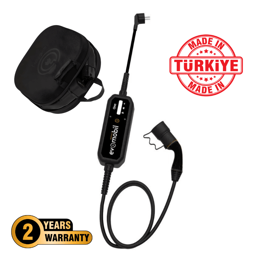 Elektrikli Araç Taşınabilir Ev Prizi Tipi Şarj İstasyonu  3,7kW | 16Amper | Tip2 | 8mt
