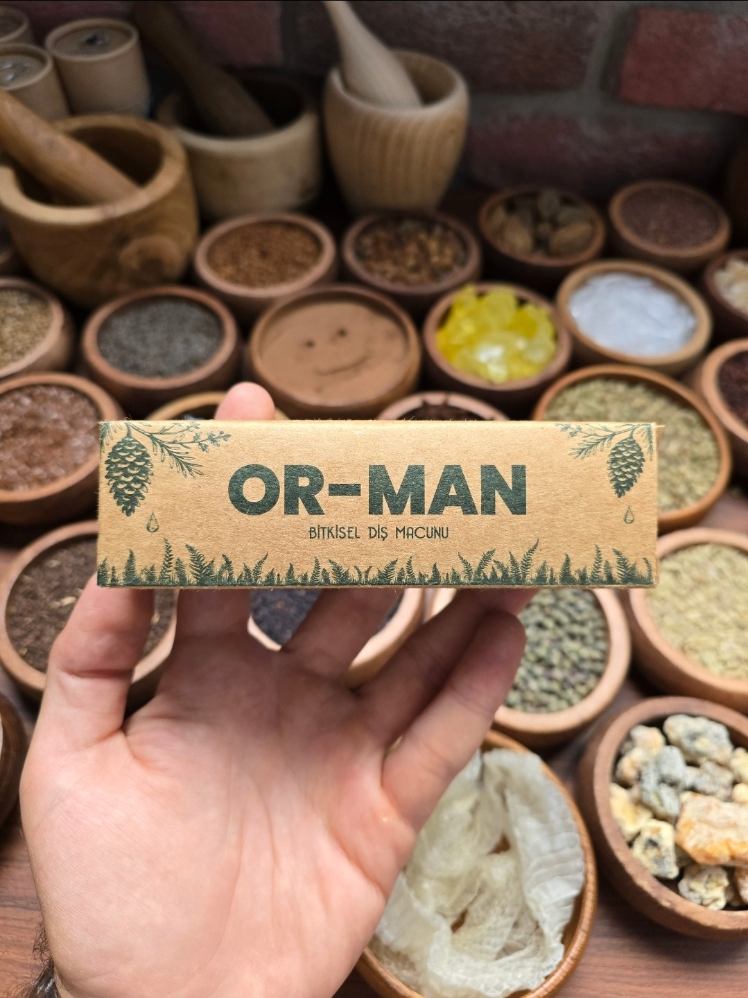 OR-MAN Bitkisel Diş Macunu