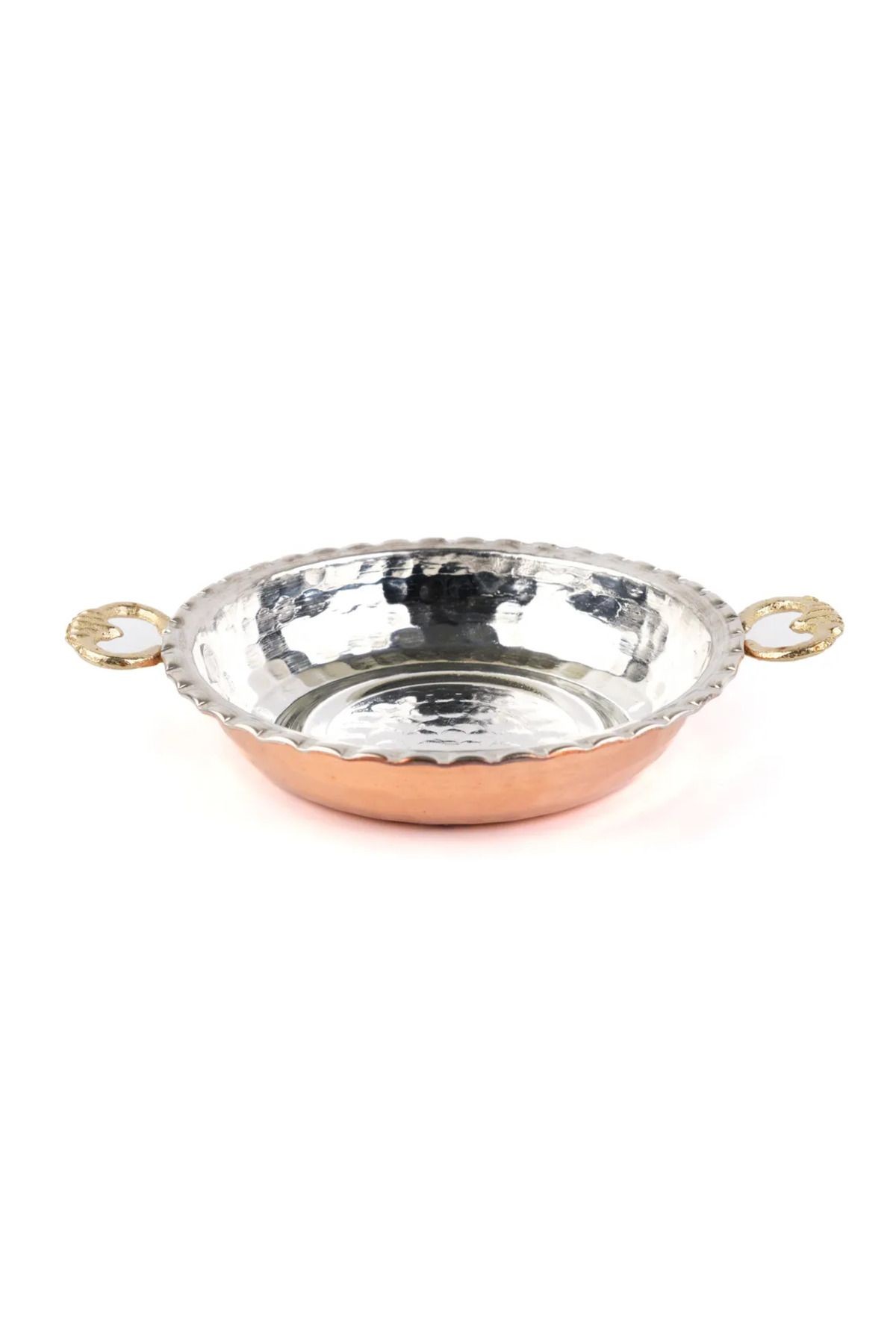 Bakır Kahvaltılık Kase 6'lı Set 12 Cm