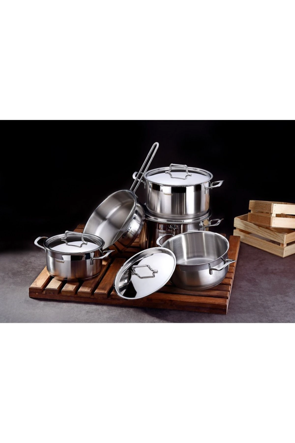 hascevher anett 9 parça tencere seti