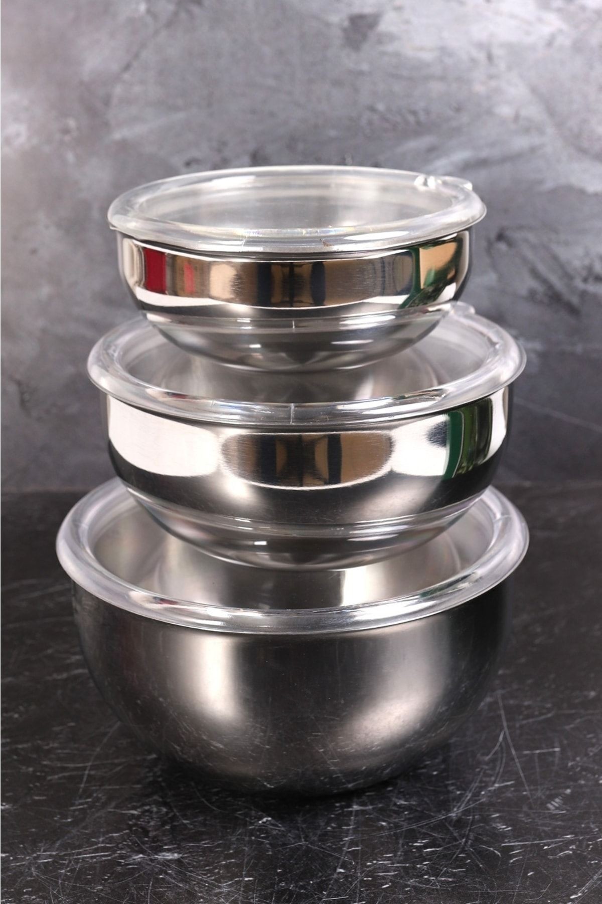 3 Lü Saklama Kabı Küçük Boy (12-14-16 CM)