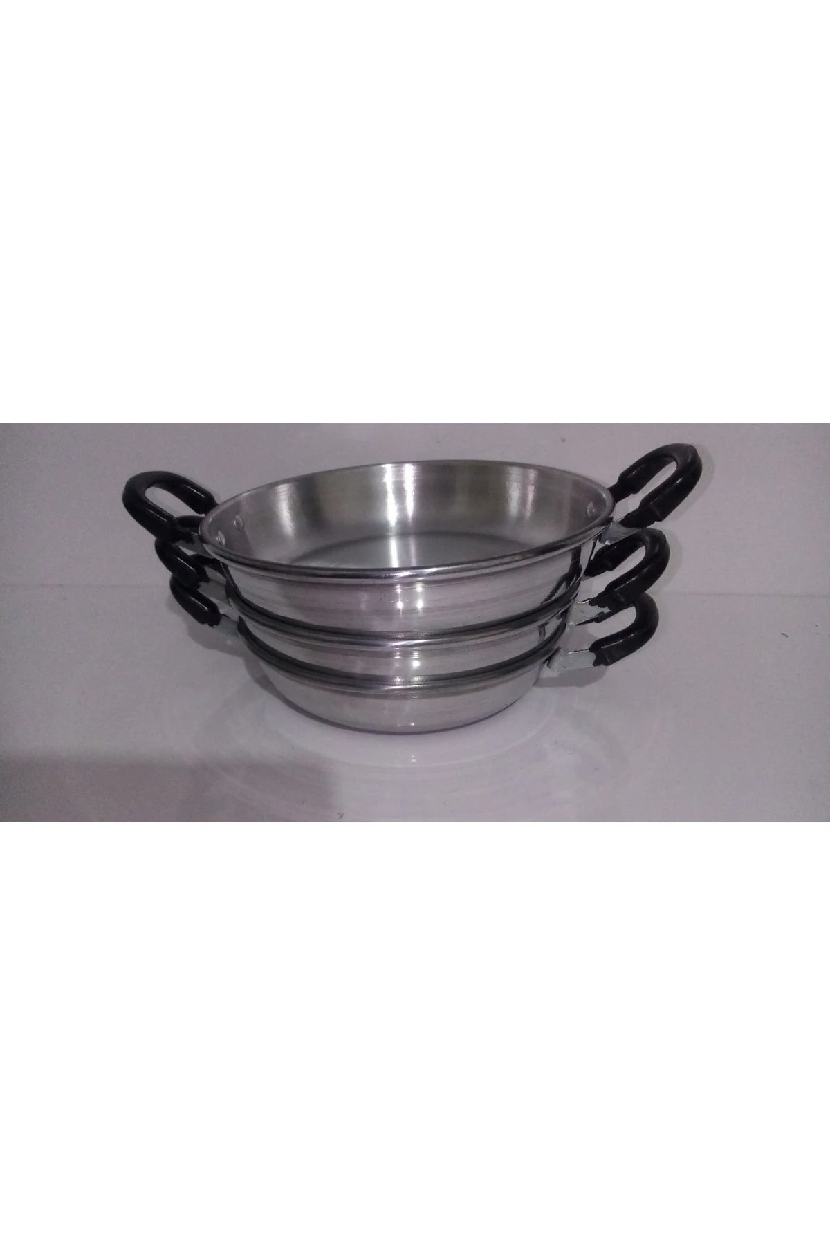 3 Lü Alüminyum Yumurta Tava Takımı (20 Cm 18 Cm 16 Cm)