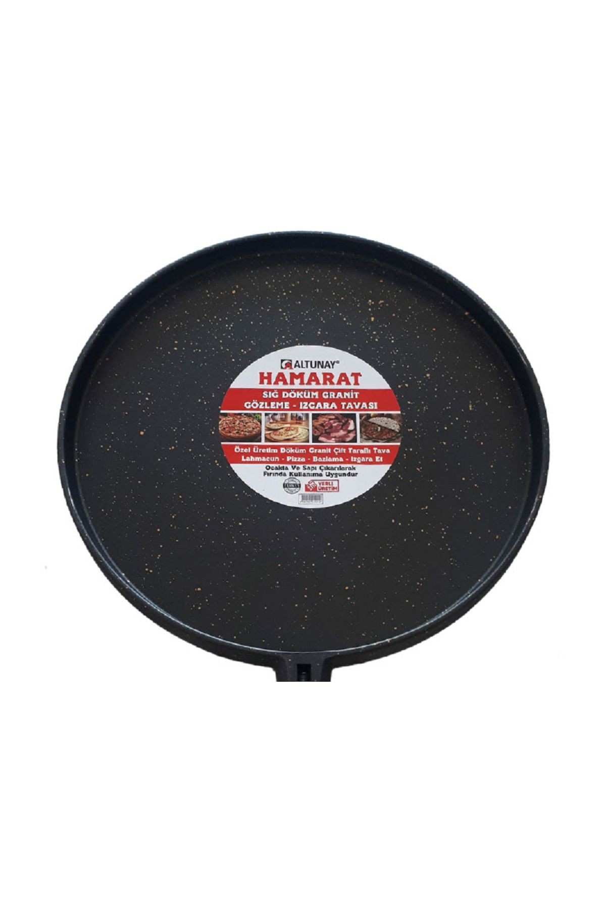 Hamarat Döküm 36 Cm Gözleme Pizza Krep Tavası