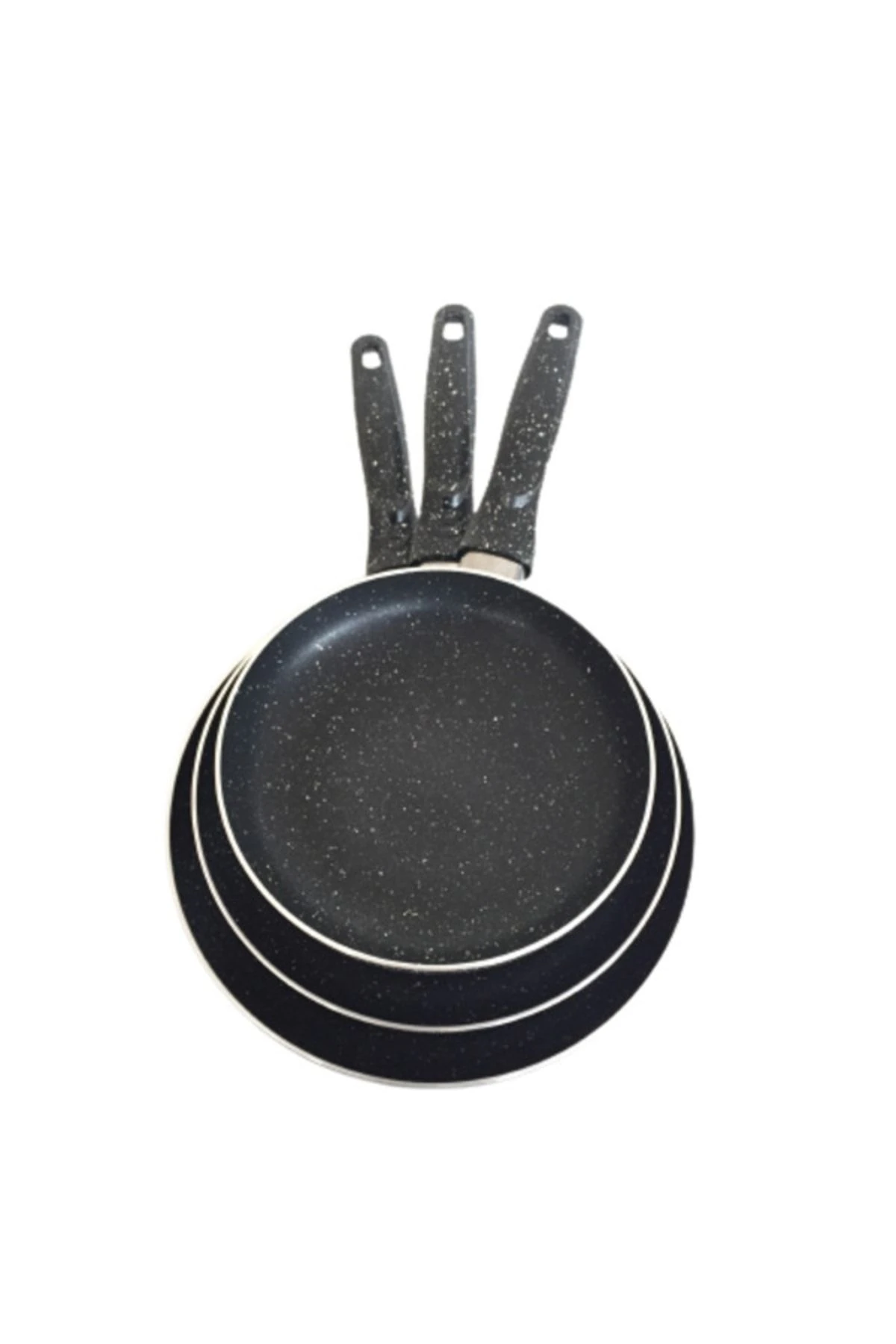 Kalitesi Kartef 18-22-26 Cm 2.2 Mm Kalınlıkta Tava Seti