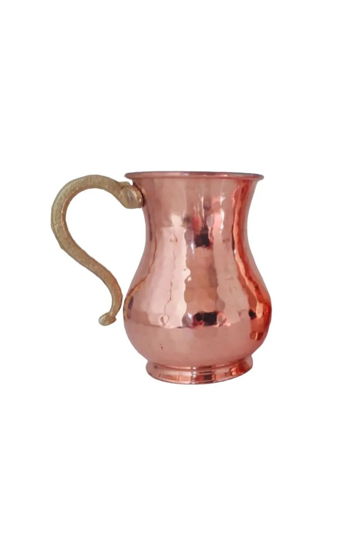 2'li bakır ayaklı maşrafa & bardak