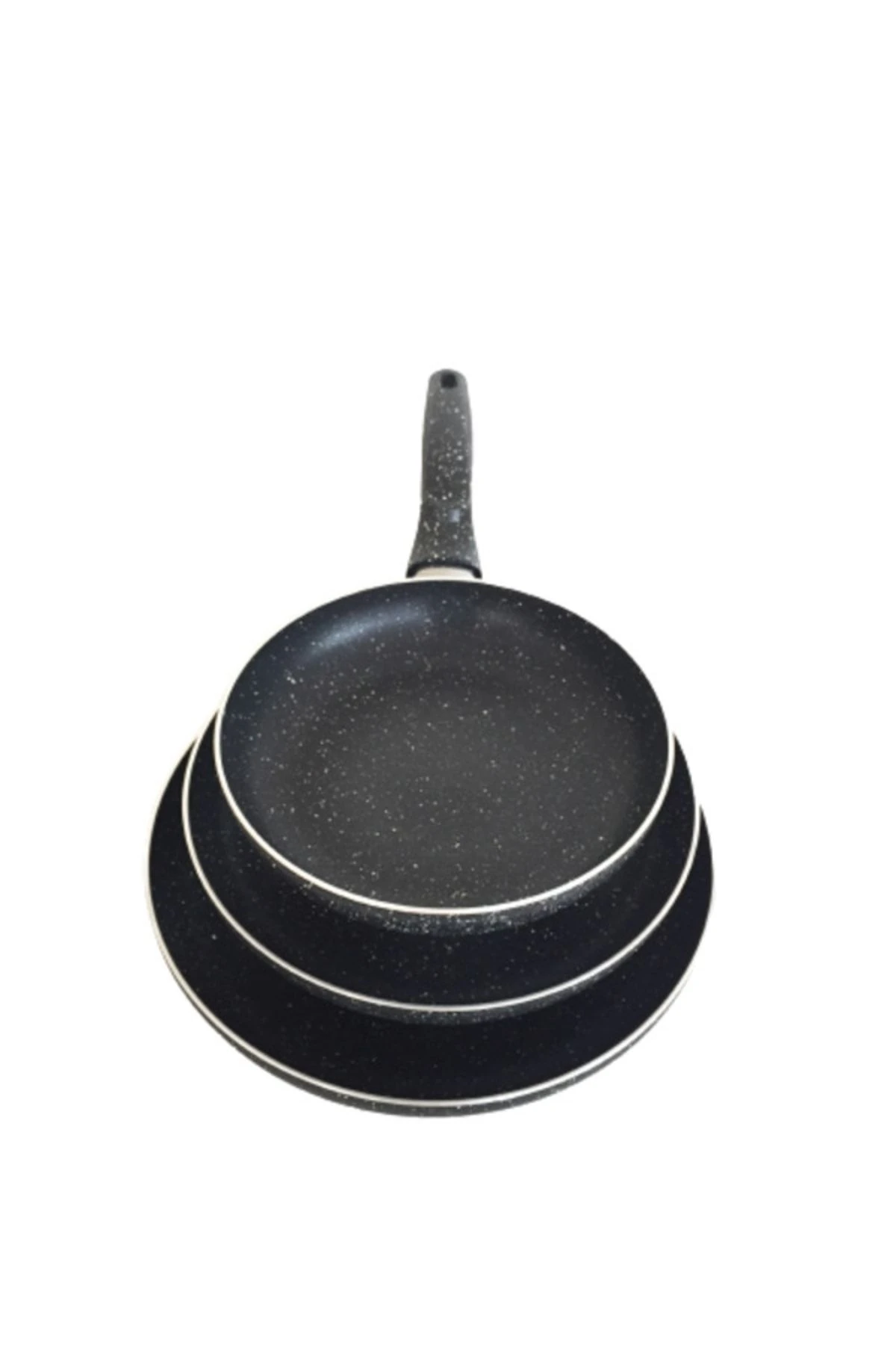 Kalitesi Kartef 18-22-26 Cm 2.2 Mm Kalınlıkta Tava Seti