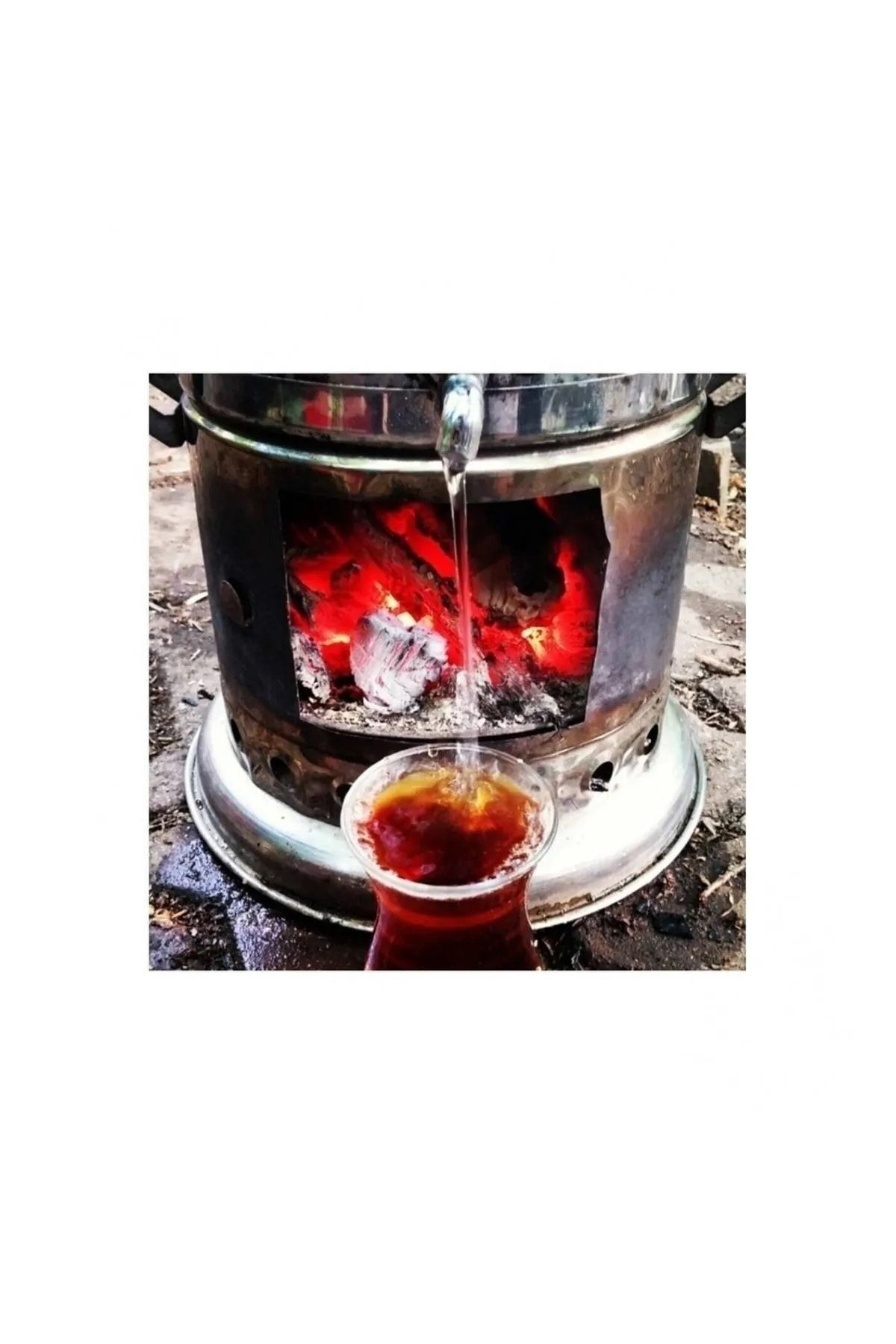 Paslanmaz Krom Tek Musluklu Semaver 5 Litre