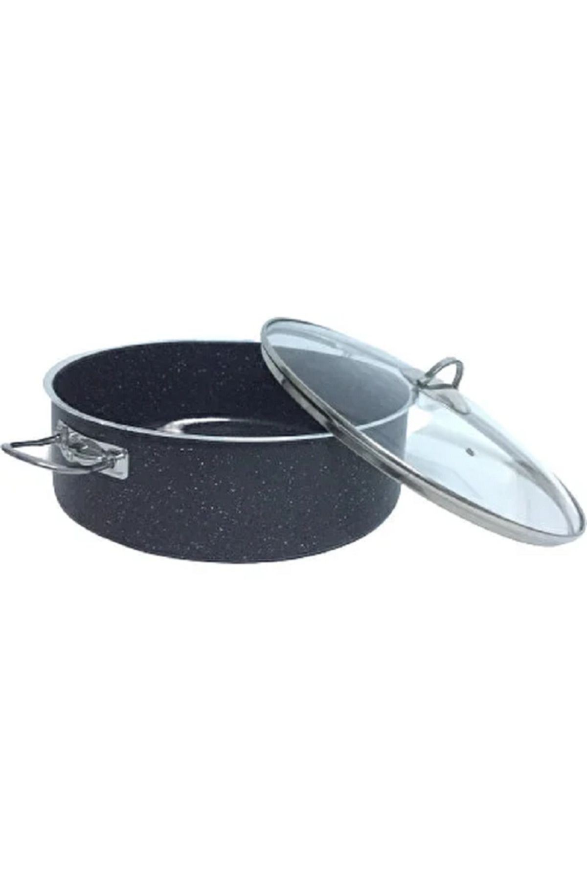 Evinda Granit Series 28 cm Derin Yanmaz Yapışmaz Granit Tencere
