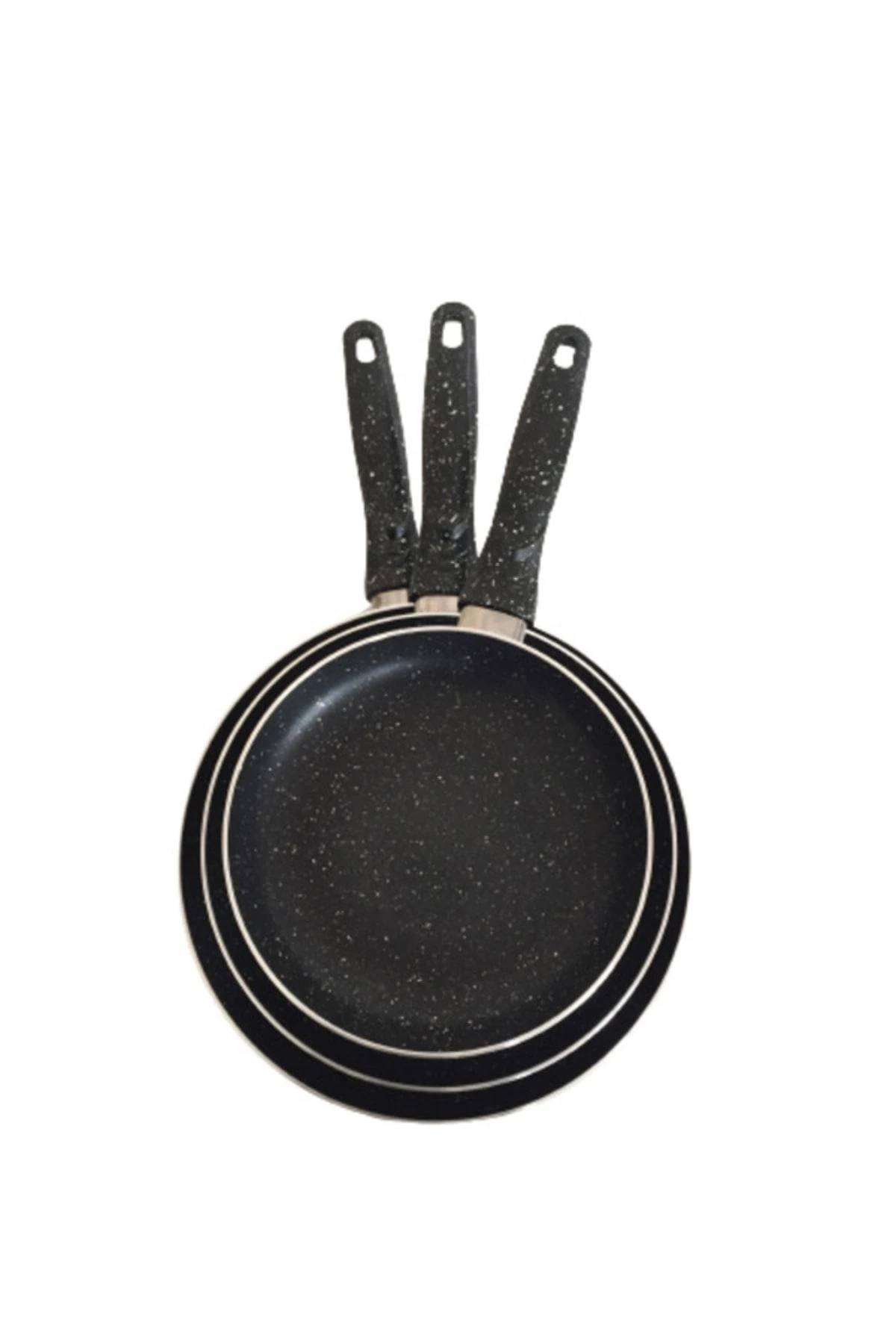 Kalitesi Kartef 18-22-26 Cm 2.2 Mm Kalınlıkta Tava Seti