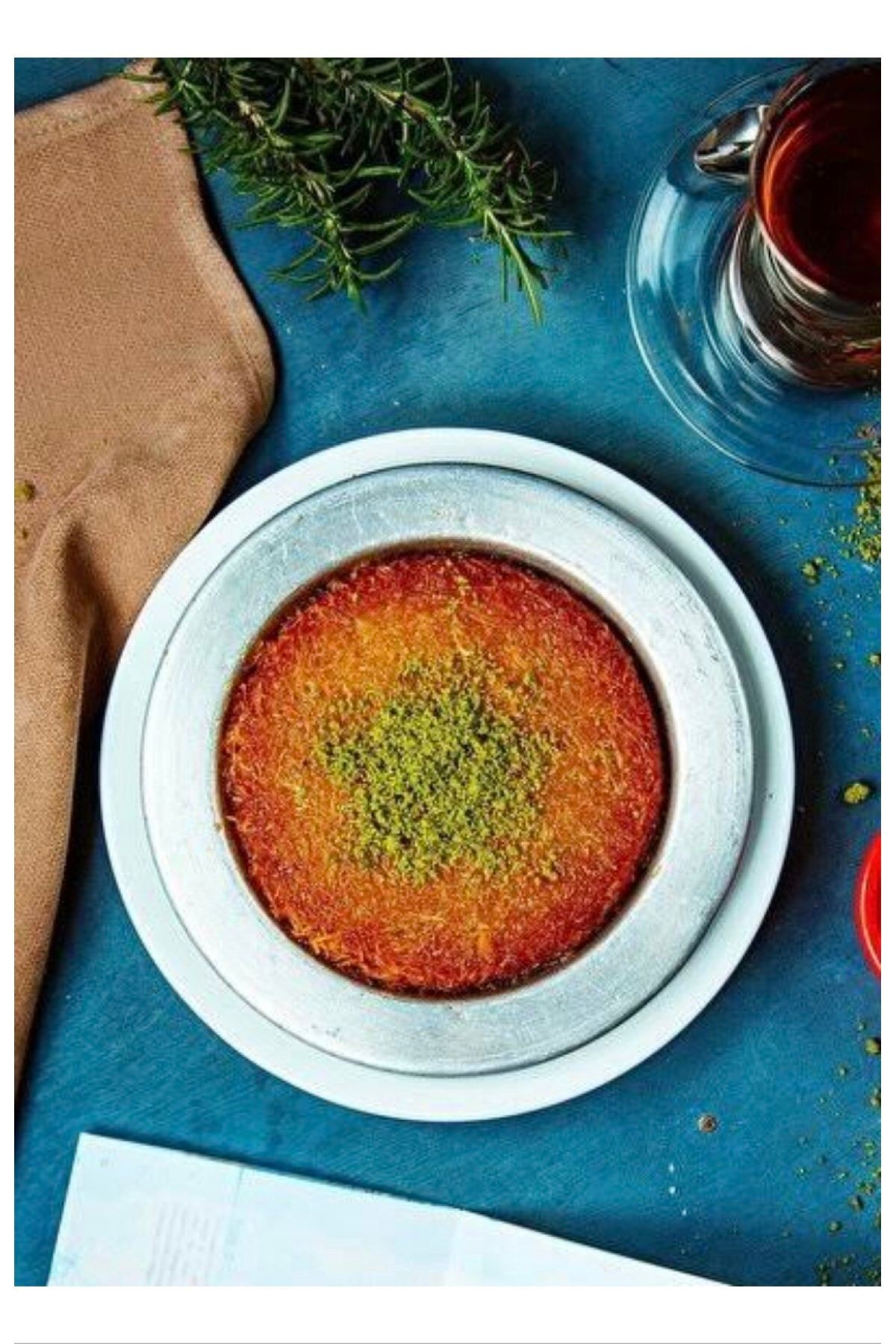 2 Adet 20 Cm Künefe Kadayıf Tabağı