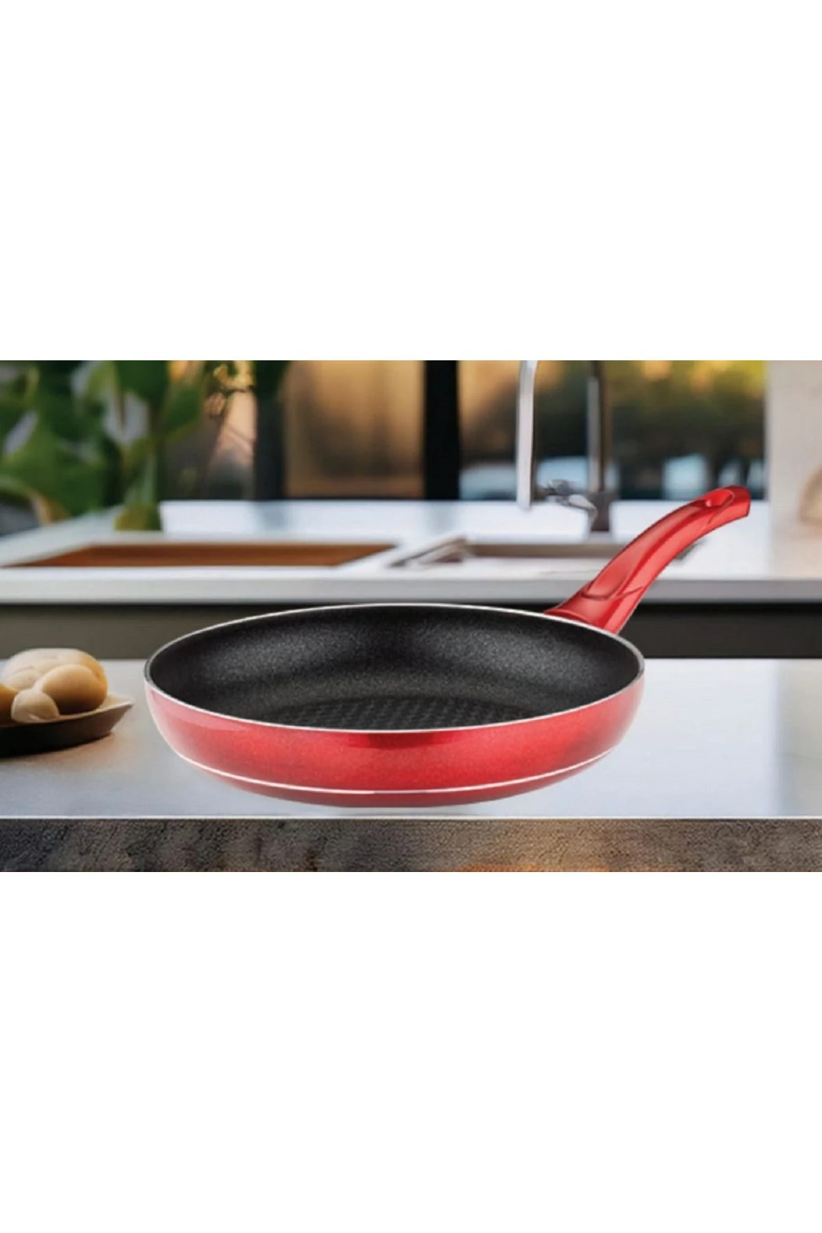 Teflon Tek Kulp 32 cm Tava 3 mm