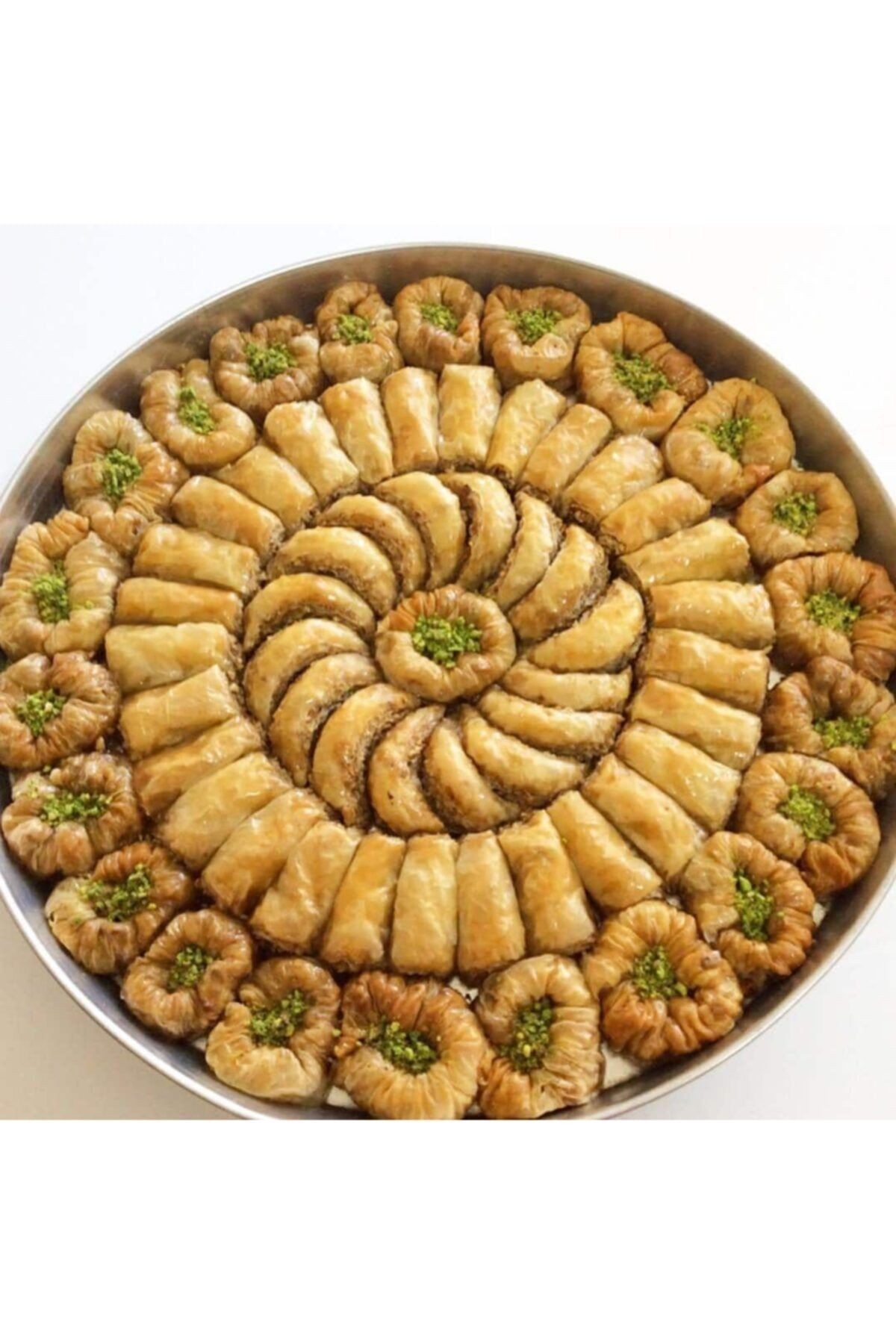 Alüminyum Baklava Börek Tepsisi Iç Çap 40 Cm