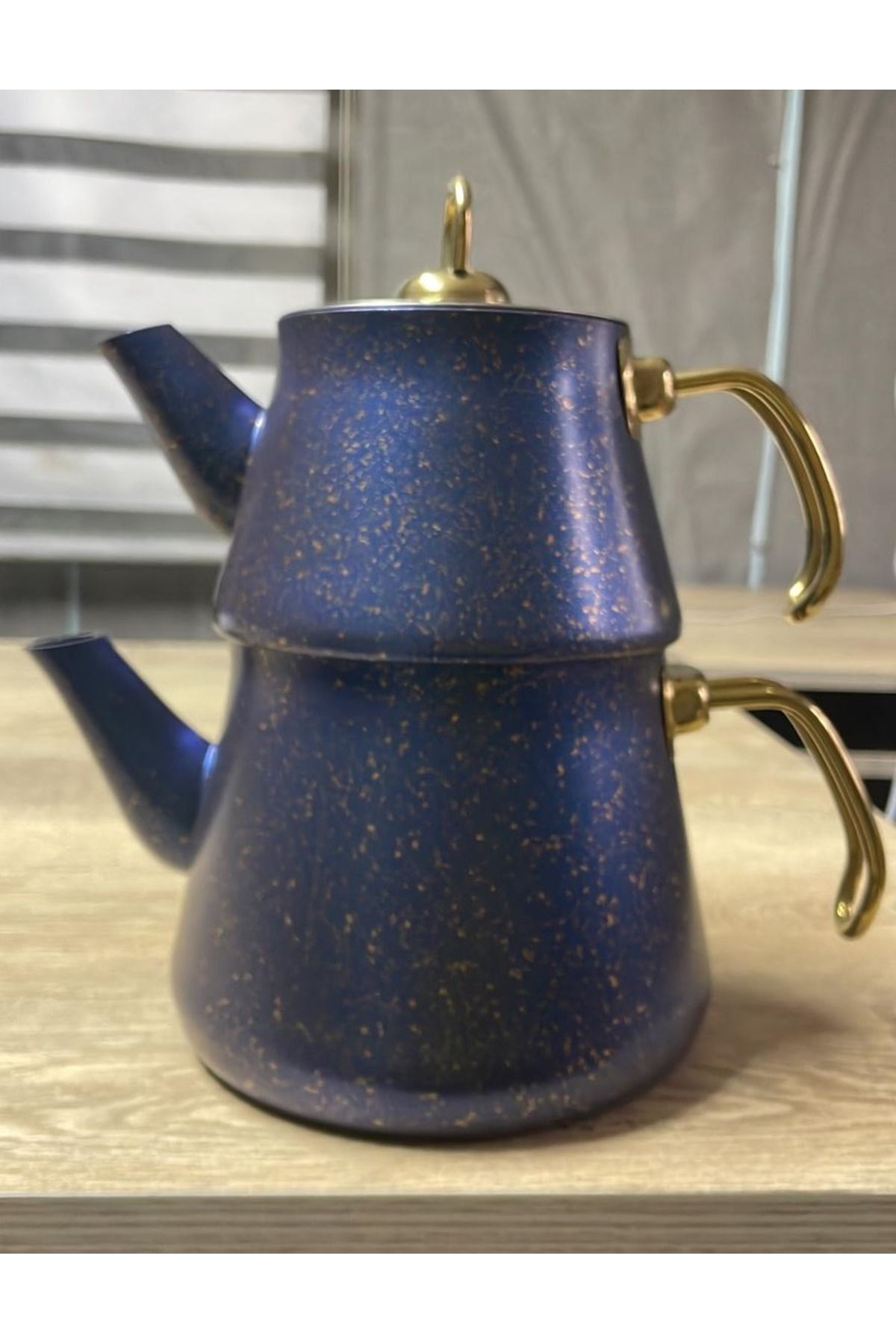 odilen granit büyük gold çaydanlık