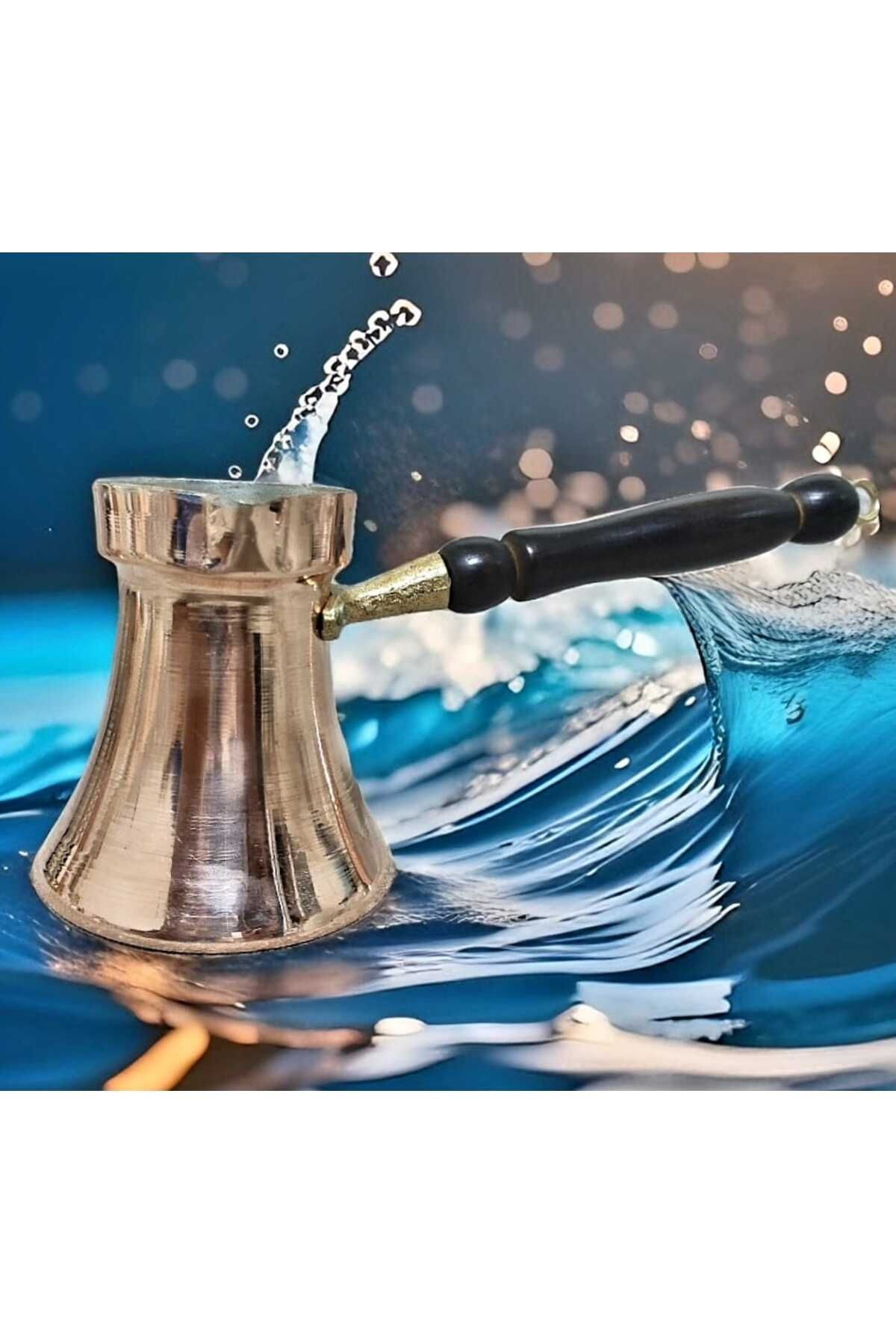 Bakır düz model 1 mm 6 kişilik cezve