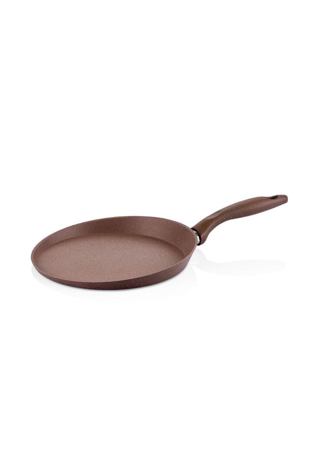 Sf5428gr Granit Line Kahverengi Krep Tavası 28 Cm